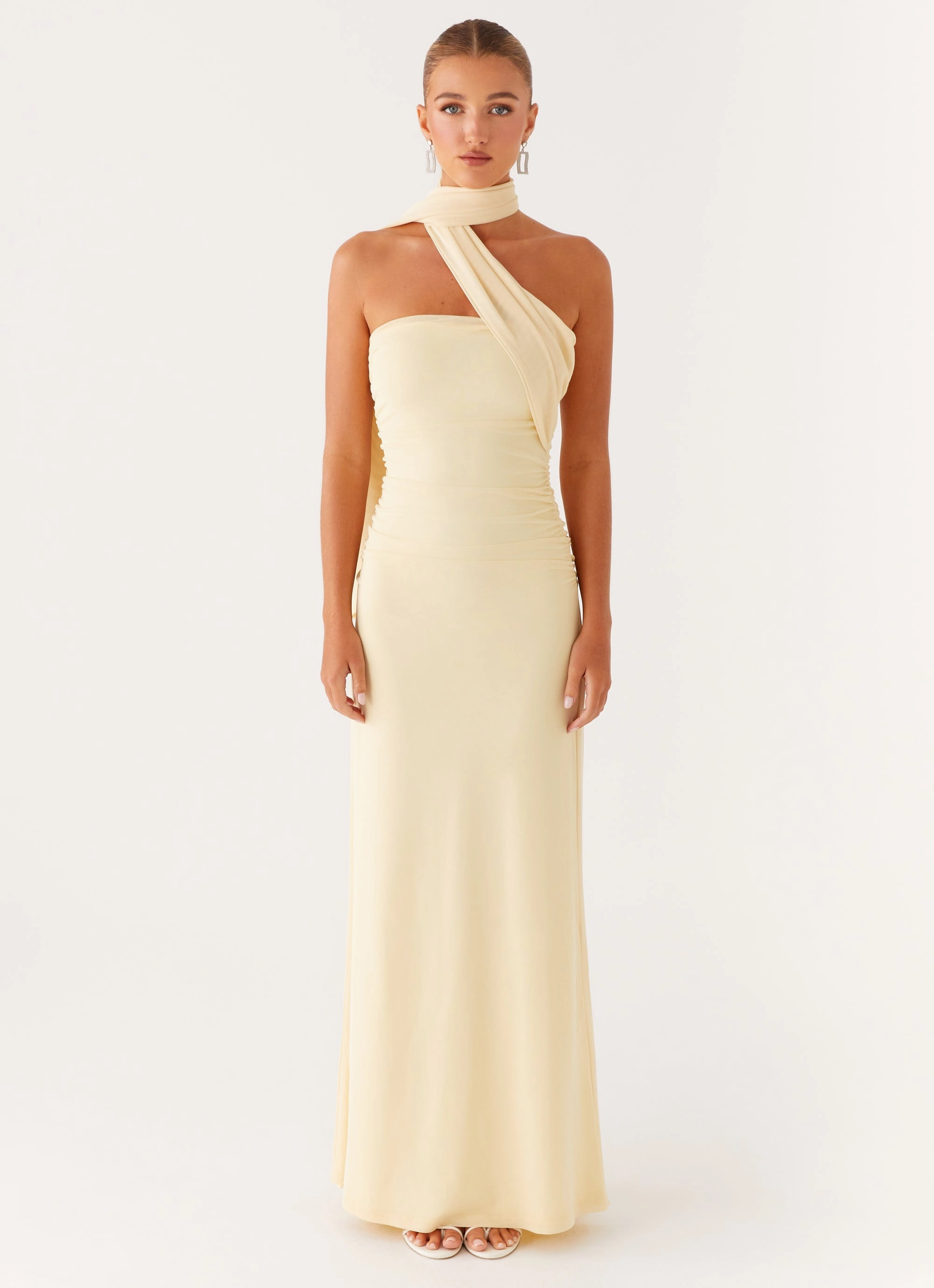 Songbird Maxi Dress - Yellow Youthful Look Celebration Wear