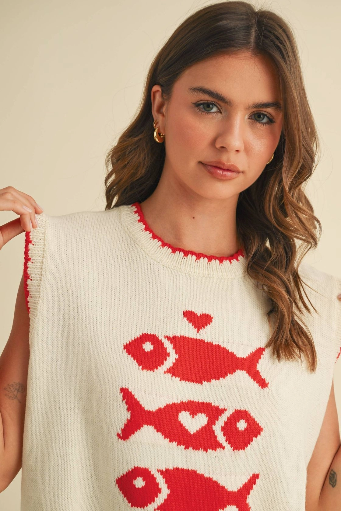 Comfy Essentials Sardine Sleeveless Knit Top