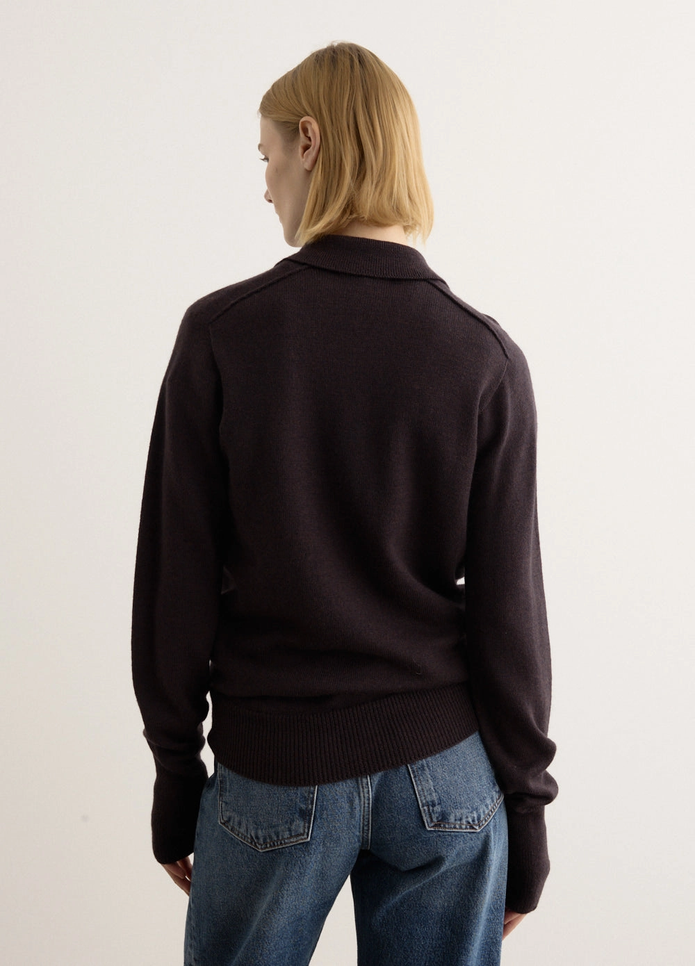 Drop Shoulder Classic Pick Sark Polo Shirt Jumper