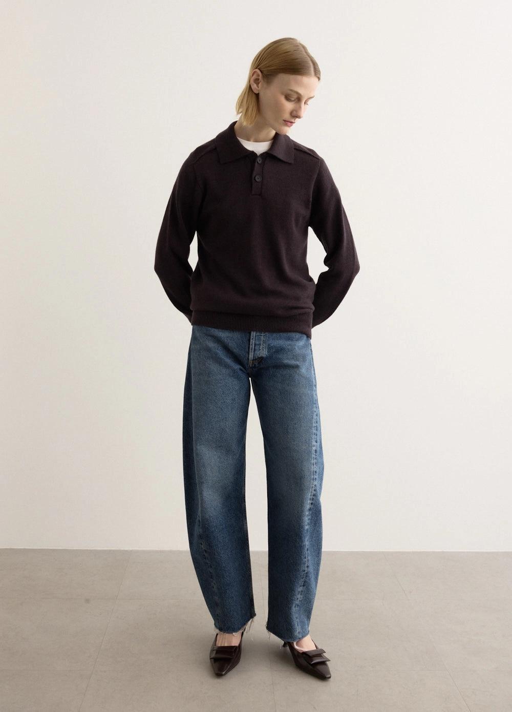 Sark Polo Shirt Jumper Hooded Neckline Option