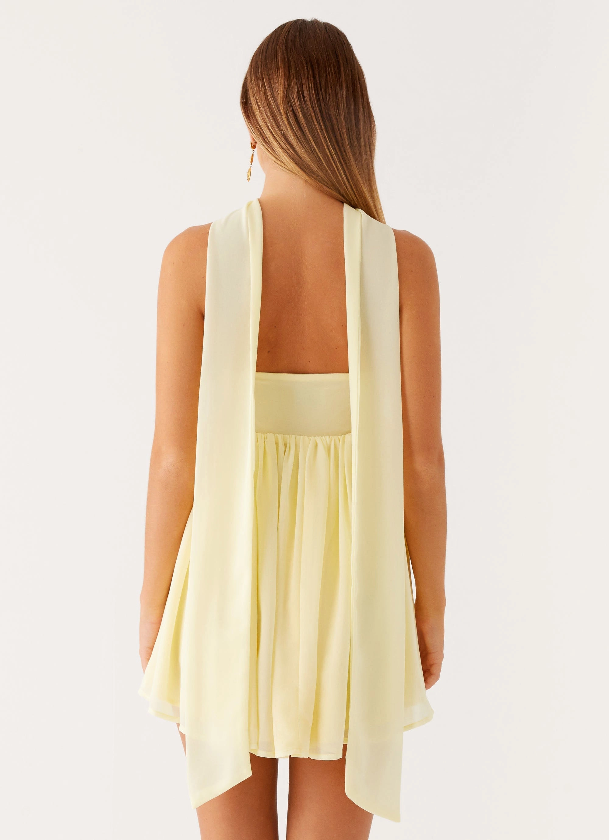 Saturn Mini Dress - Yellow single wear Flattering Wearable