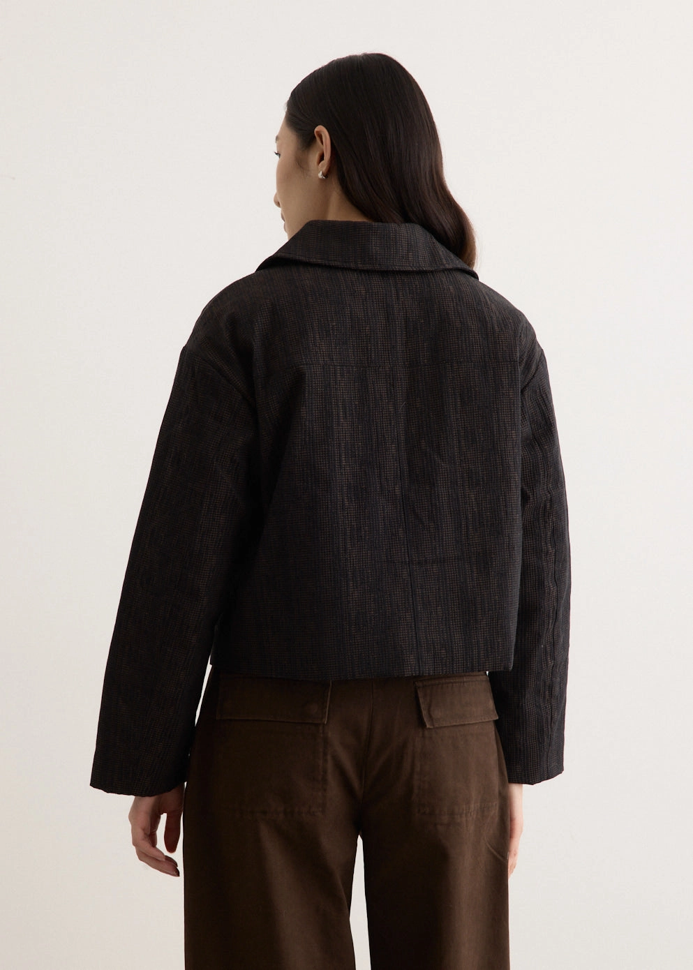 Aramid Fiber Blend BondedZipperGuards Scarce Jacquard Jacket