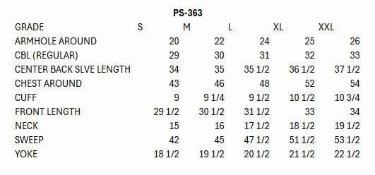 Scully Mens Premium Poplin Black 100% Cotton L/S Shirt Wrinkle Resistant Finish Roomy Cut