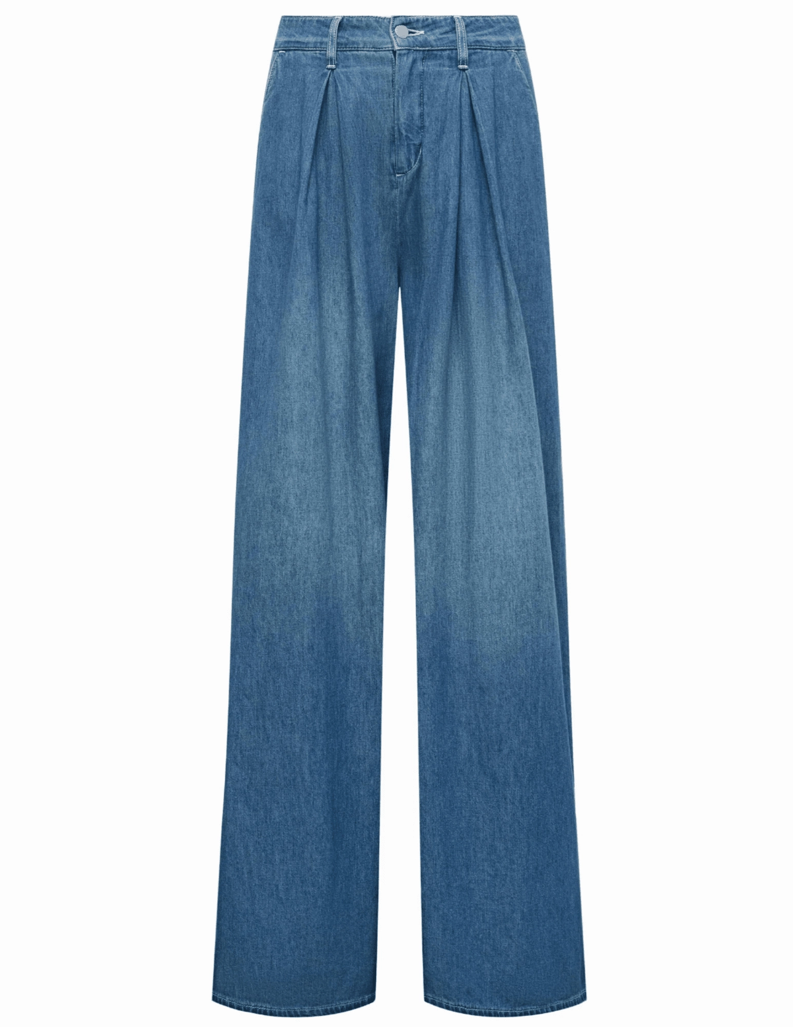Yearlong Fit Adjustable Waist L'AGENCE Lorenza High Rise Palazzo Jeans in Saratoga