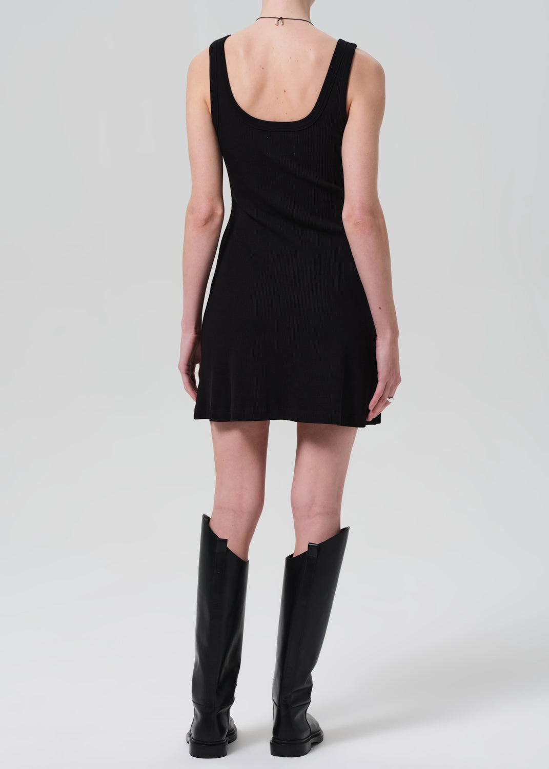 Faye Tank Dress in Black Casual day-to-night piece