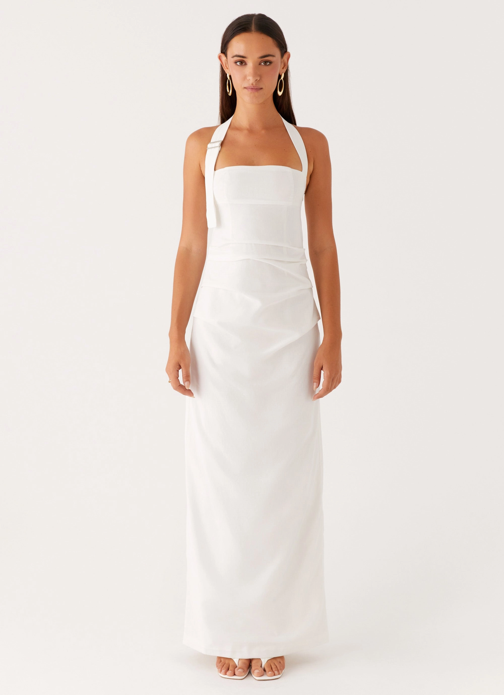 Rumour Has it Maxi Dress - White Basic Fashion Fresh Palette