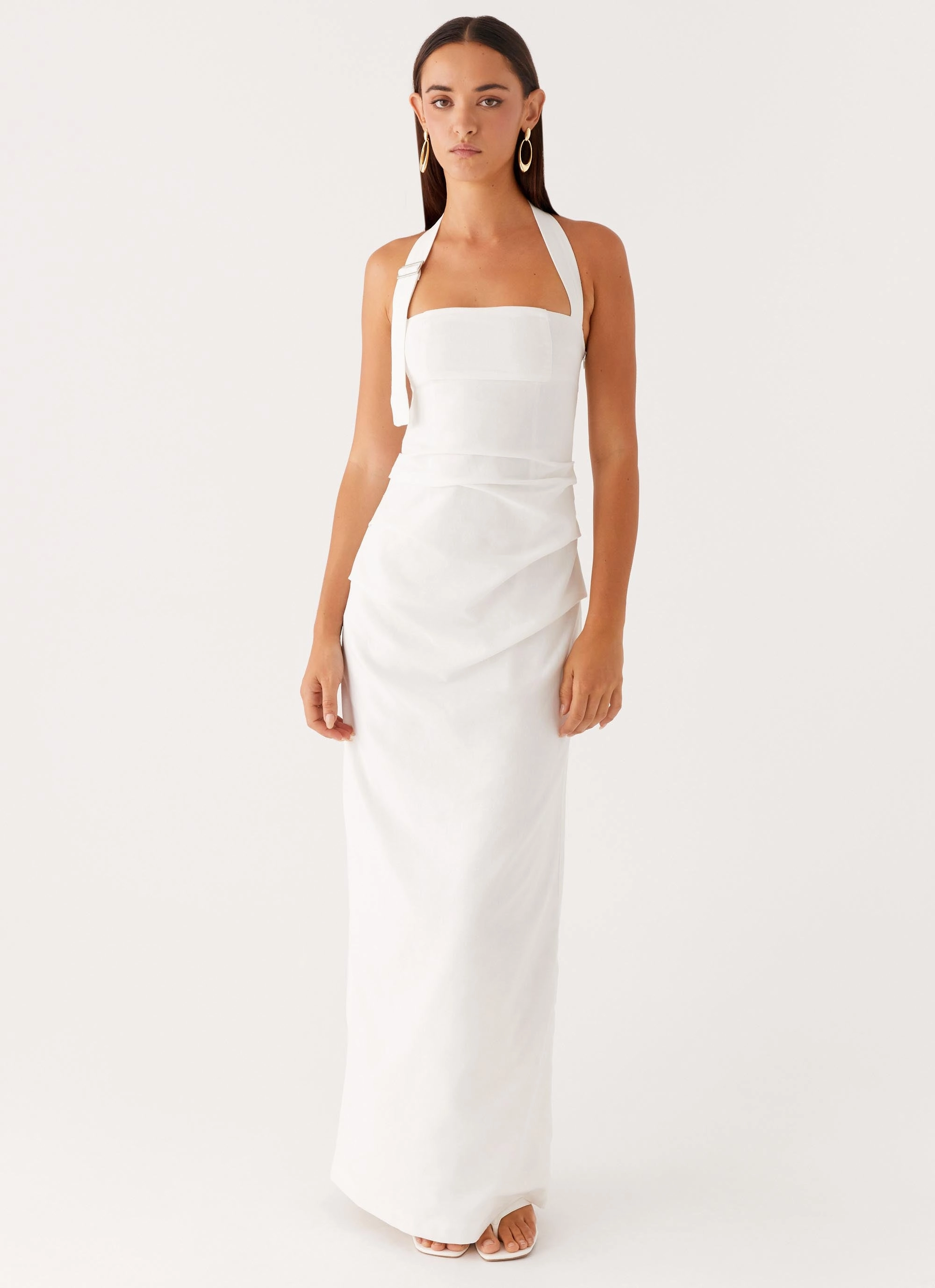 Multipurpose Rumour Has it Maxi Dress - White