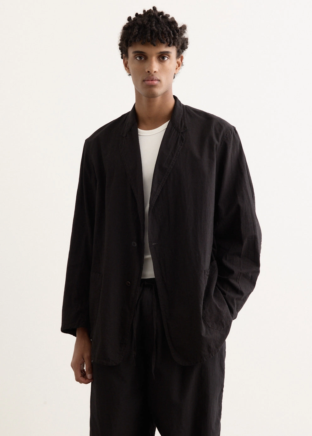 KHADI Cotton Jacket DoubleLayeredHem TearResistant Reinforcements