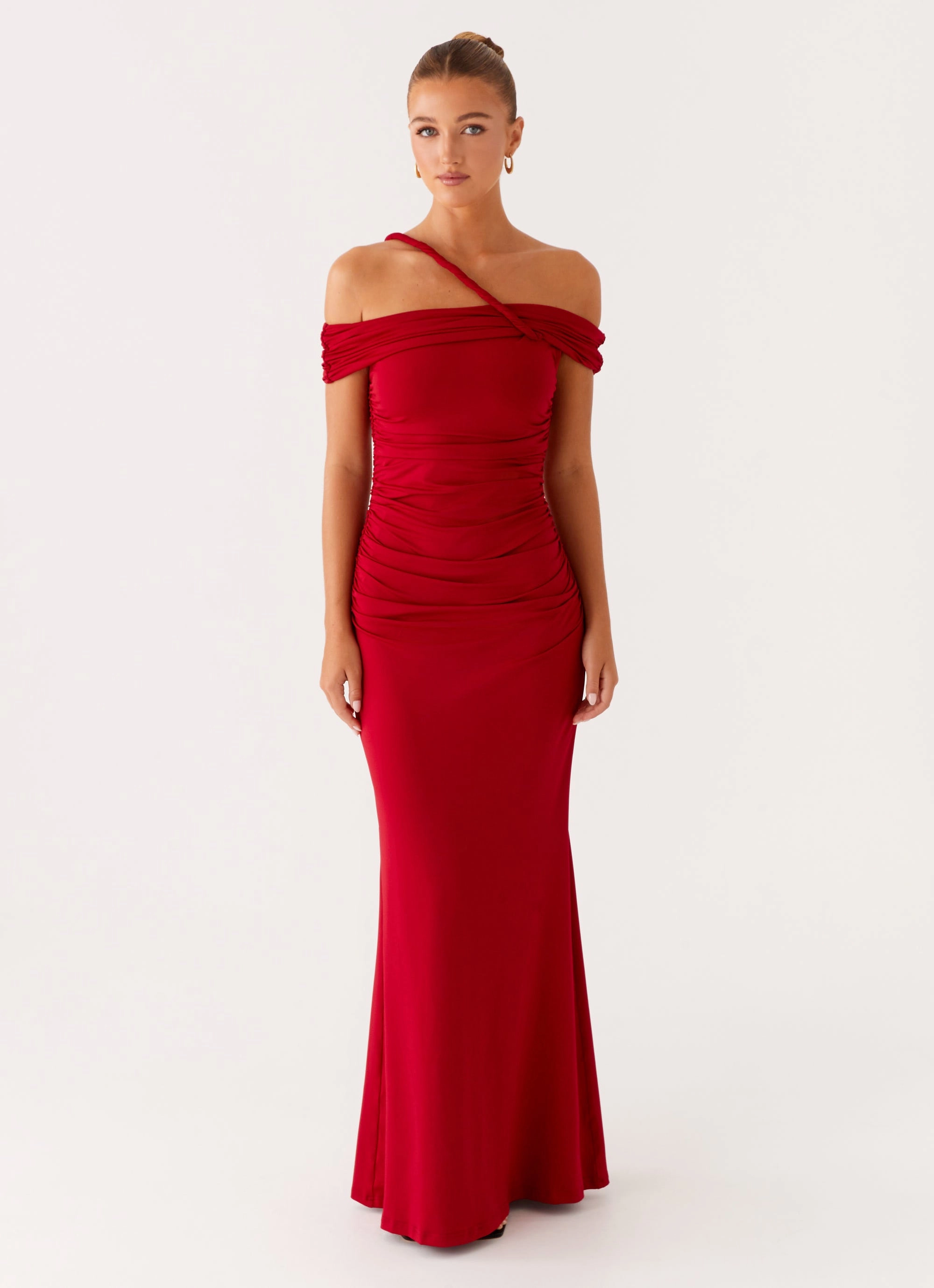 After This Maxi Dress - Raspberry Romance Soul Basic essential