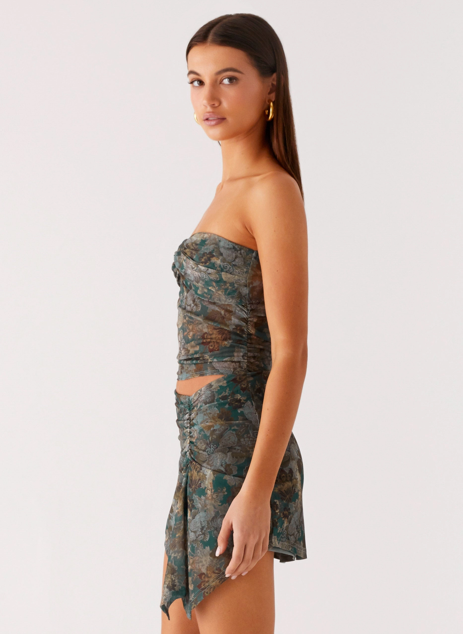 Vayda Mini Dress - Vintage Blossom MoldResistantTexture Fashion-Forward