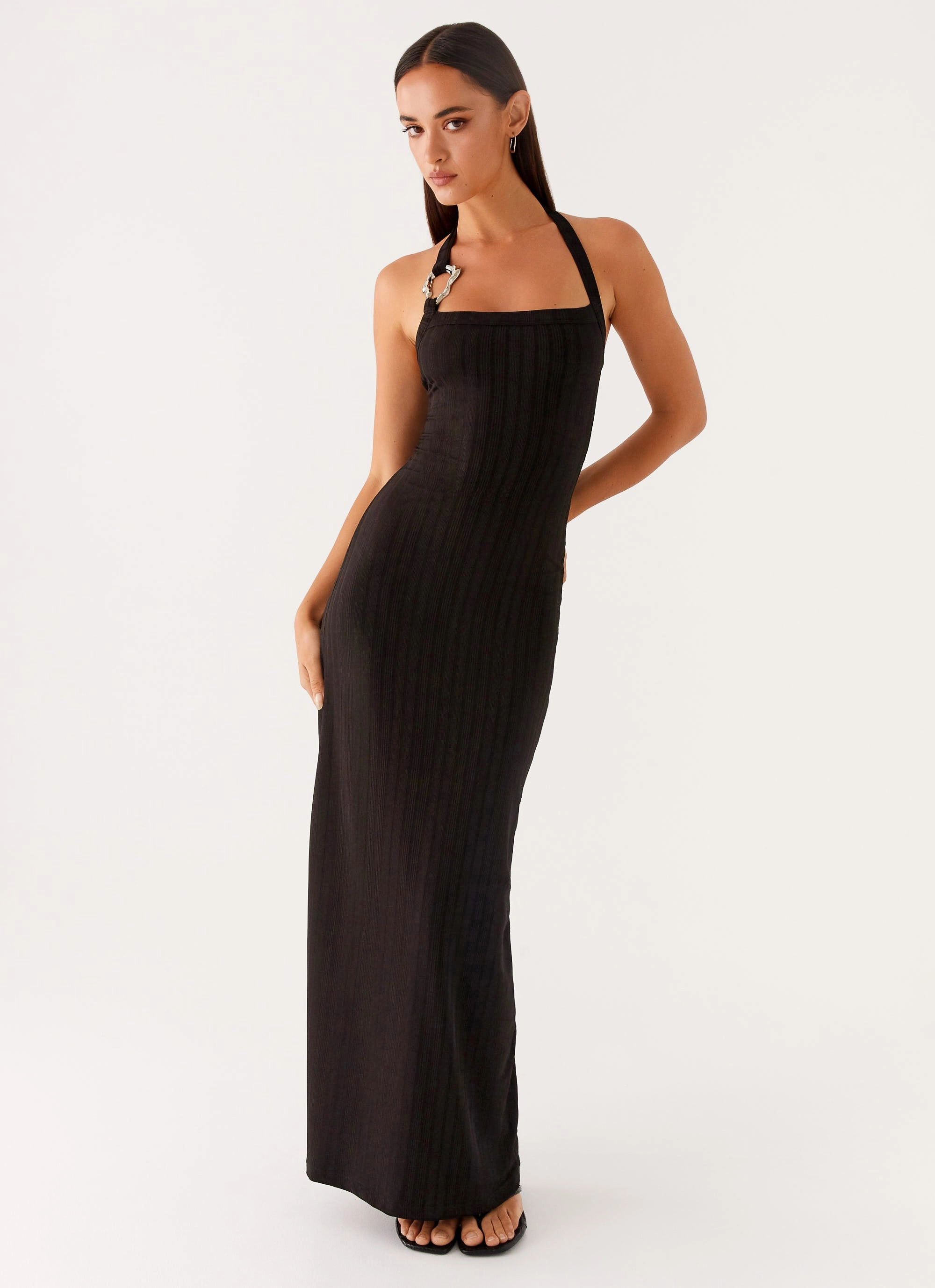 Fresh Mood Selene Maxi Dress - Black