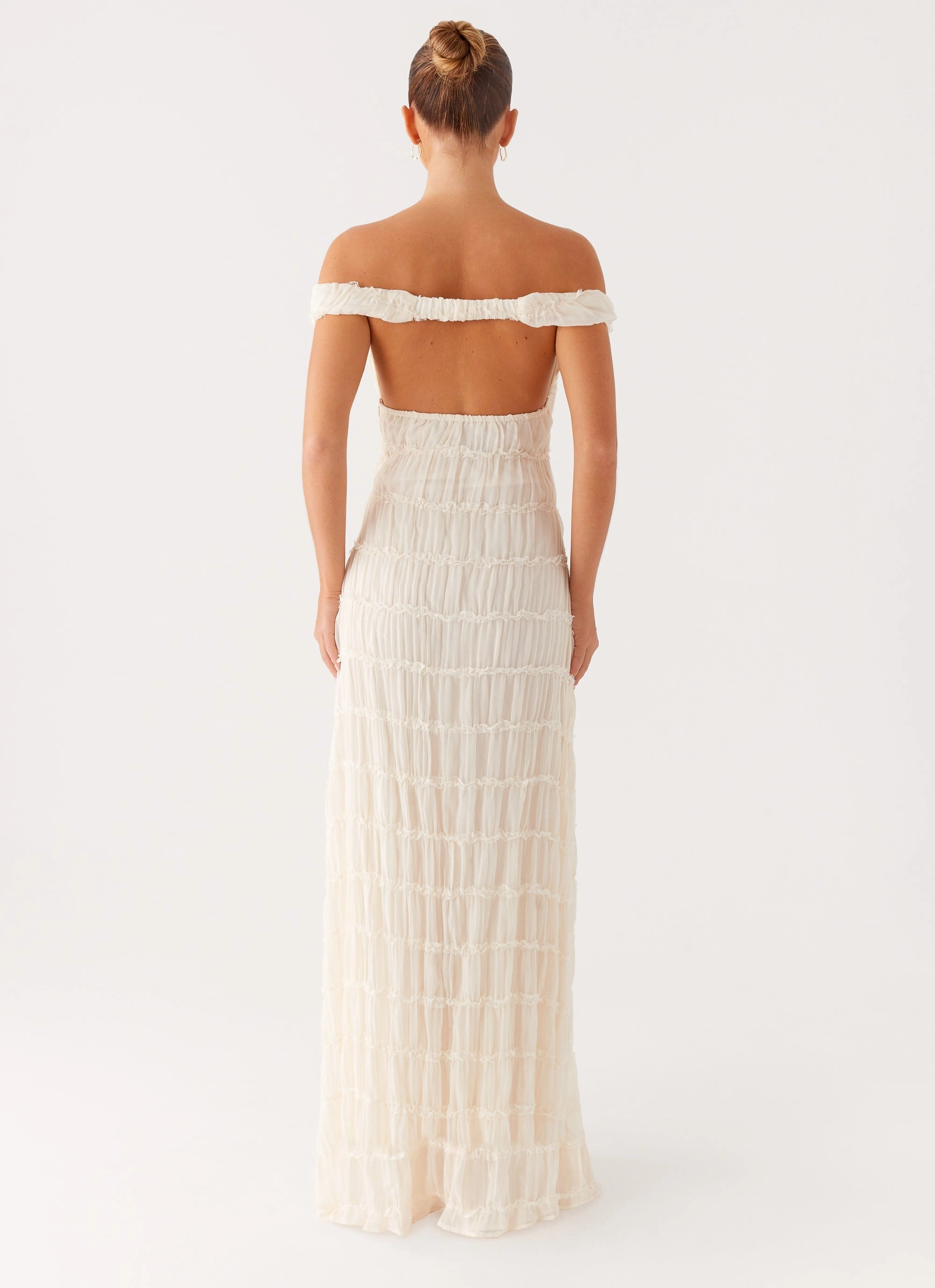 Wrinkle-Resistant Embrace Maxi Dress - Ivory