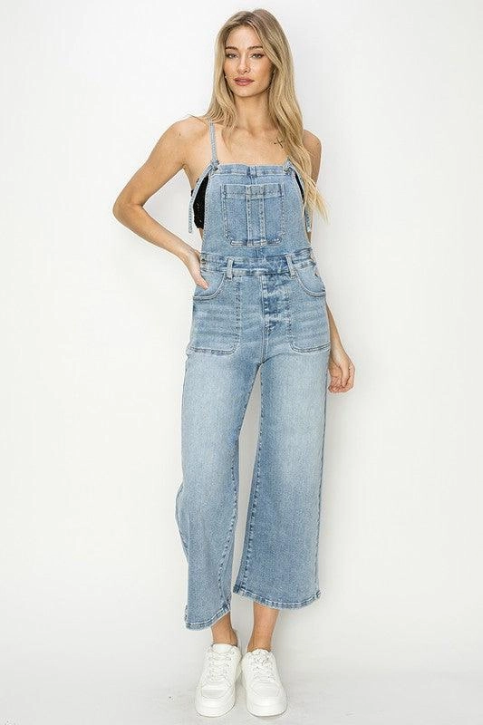 SHANNON CROP STRAIGHT OVERALLS S-XL Layer Ready