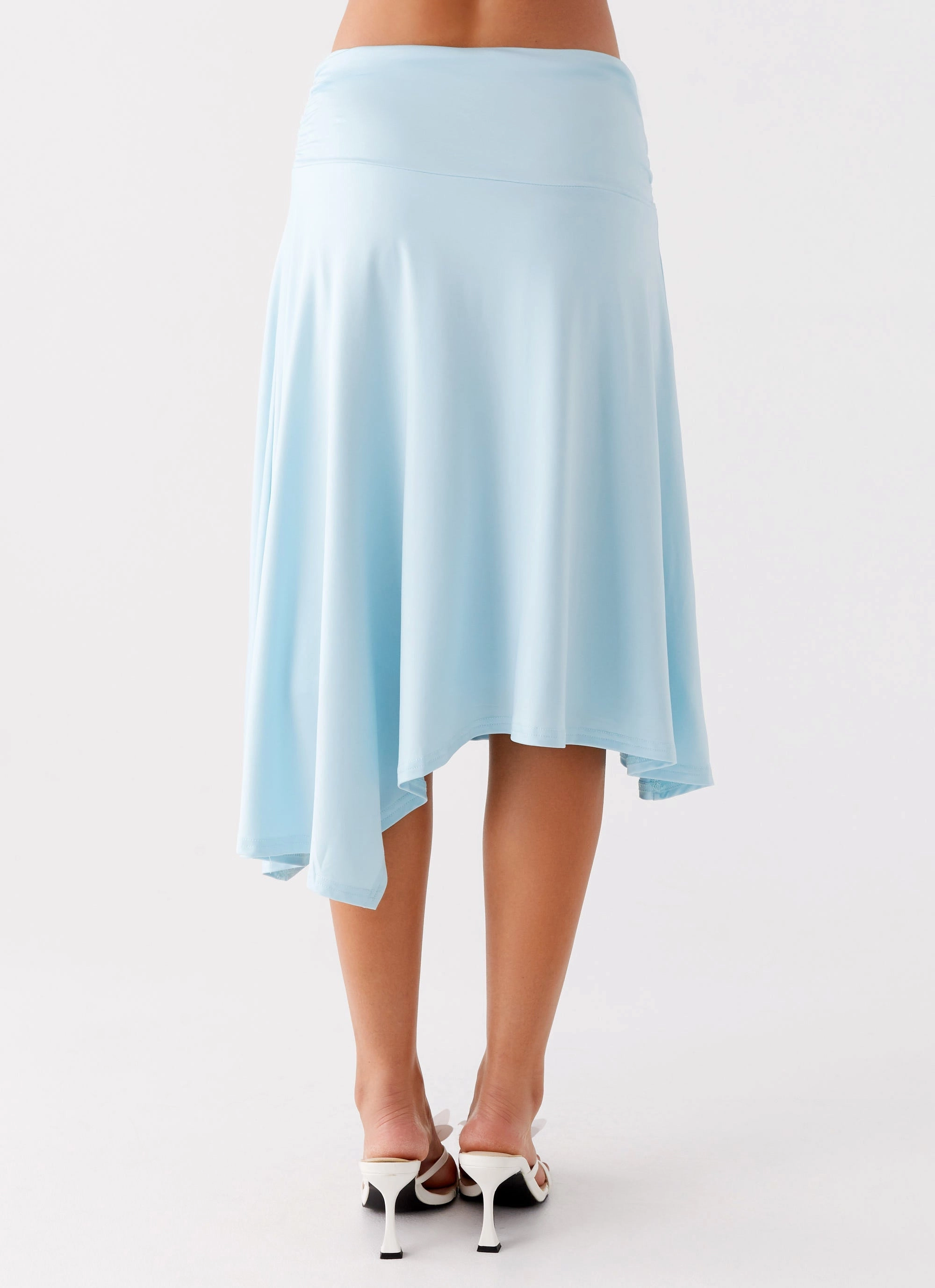 Chafe Resistant Outfit Essence Brisa Midi Skirt - Turquoise