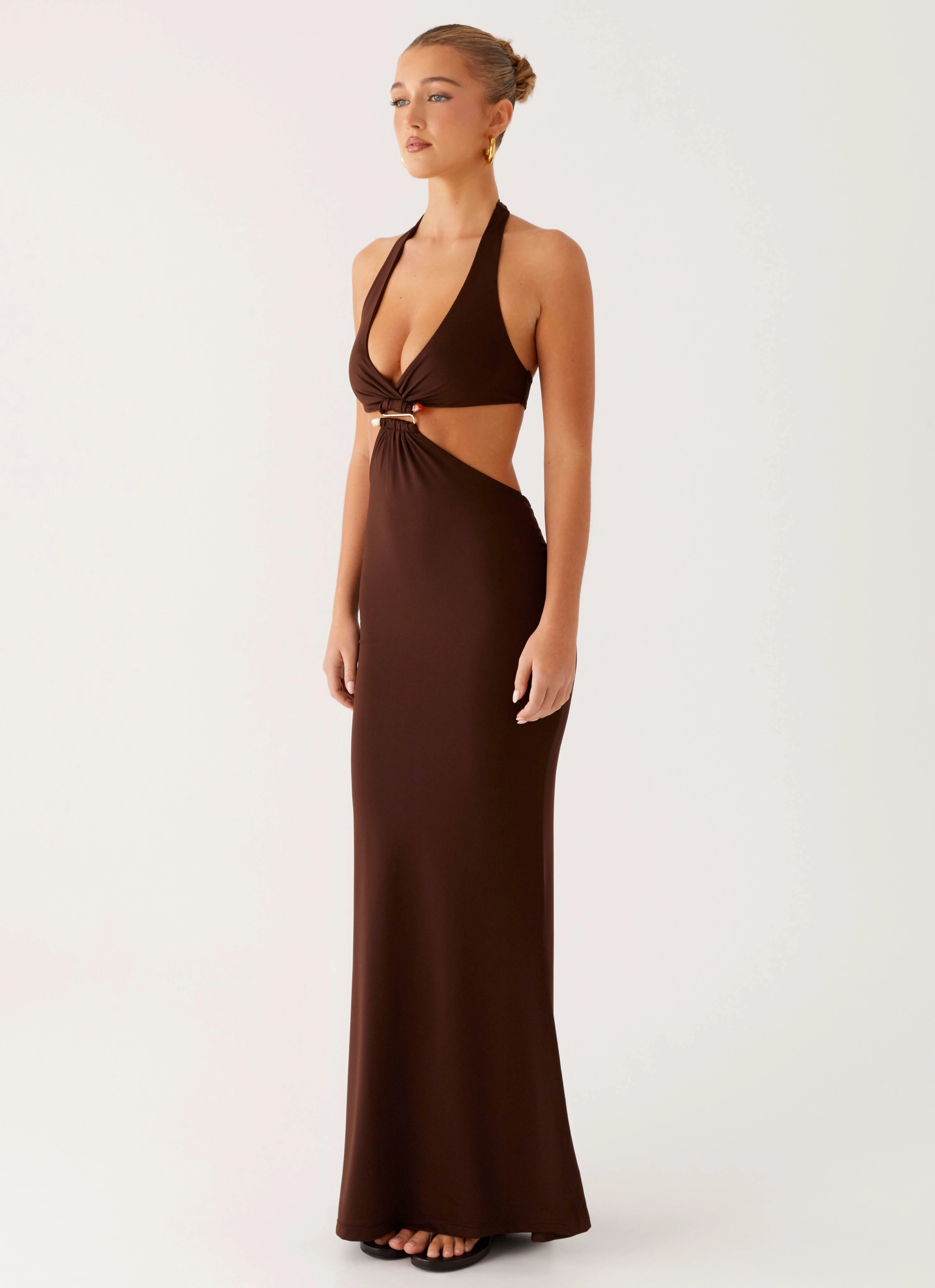 Bold Movement Shawnie Maxi Dress - Chocolate