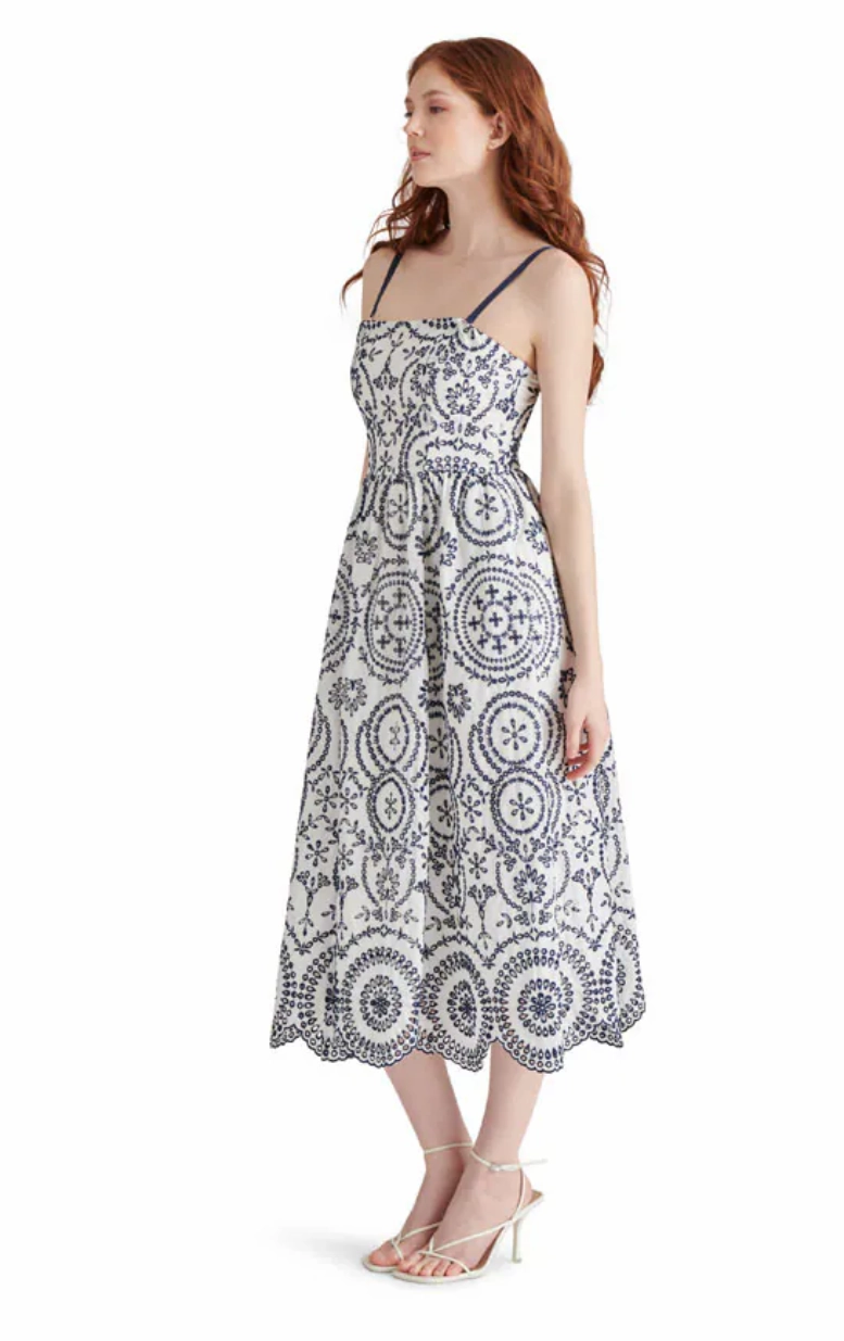 Fresh Style Shirley Dress in Marine