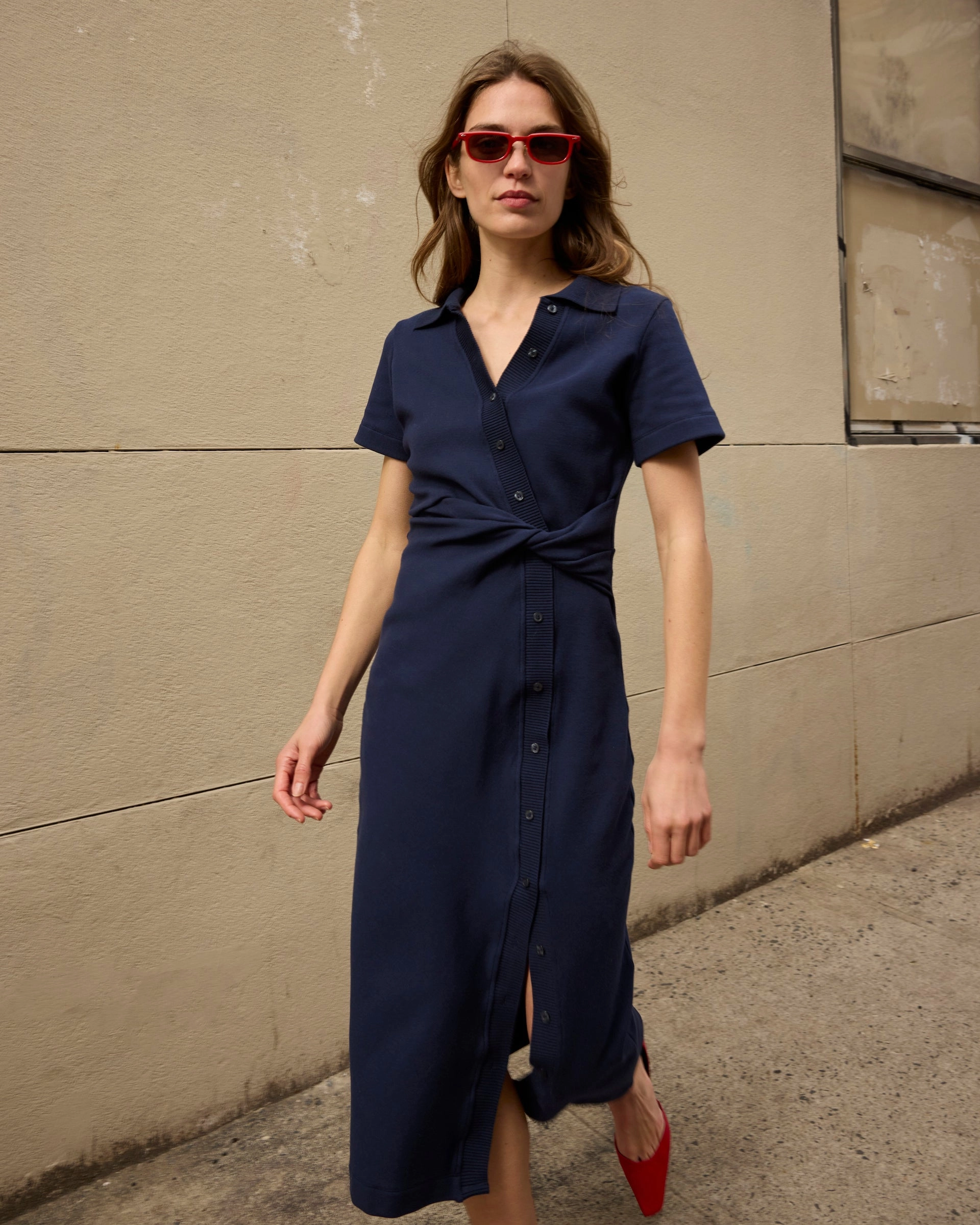 Day Ready Cozy Wear Short Sleeve Ellicot Dress