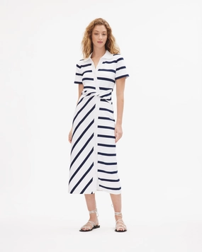 Smart and Polished Timeless Layer Short Sleeve Ellicot Dress