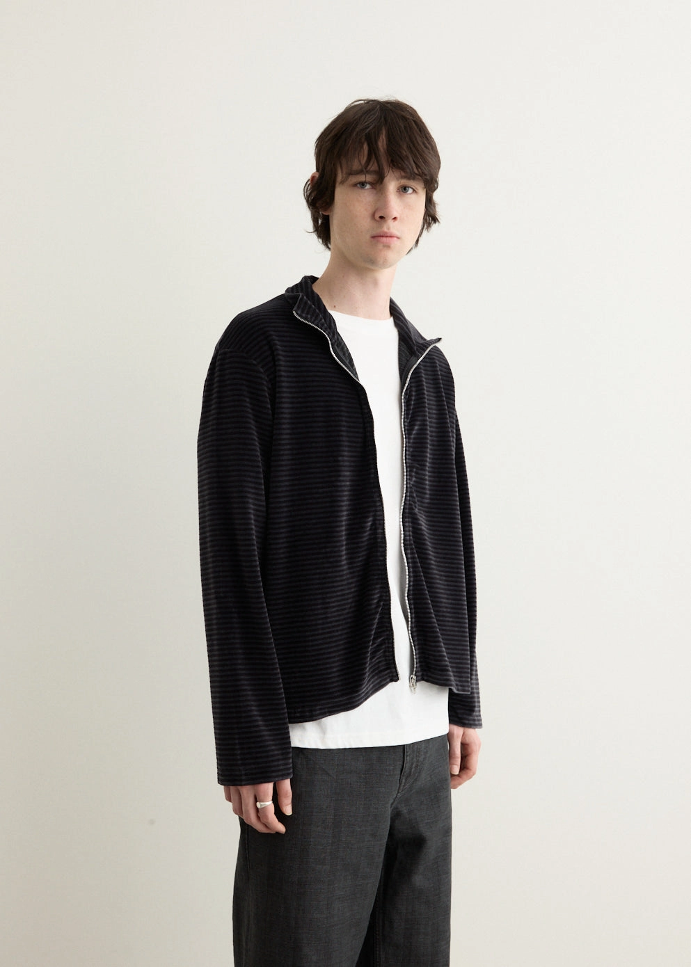 Abrasion Resistant Edging Shrunken Full Zip Polo