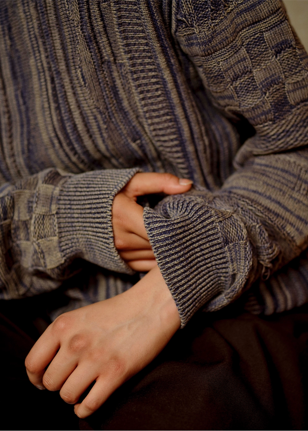 Shutter Rope Fitted Crewneck Jumper Street Ease