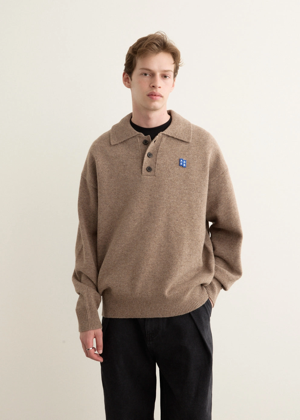 Significant Wool Knit Polo Double Layer Thermal Thermoregulating Technology