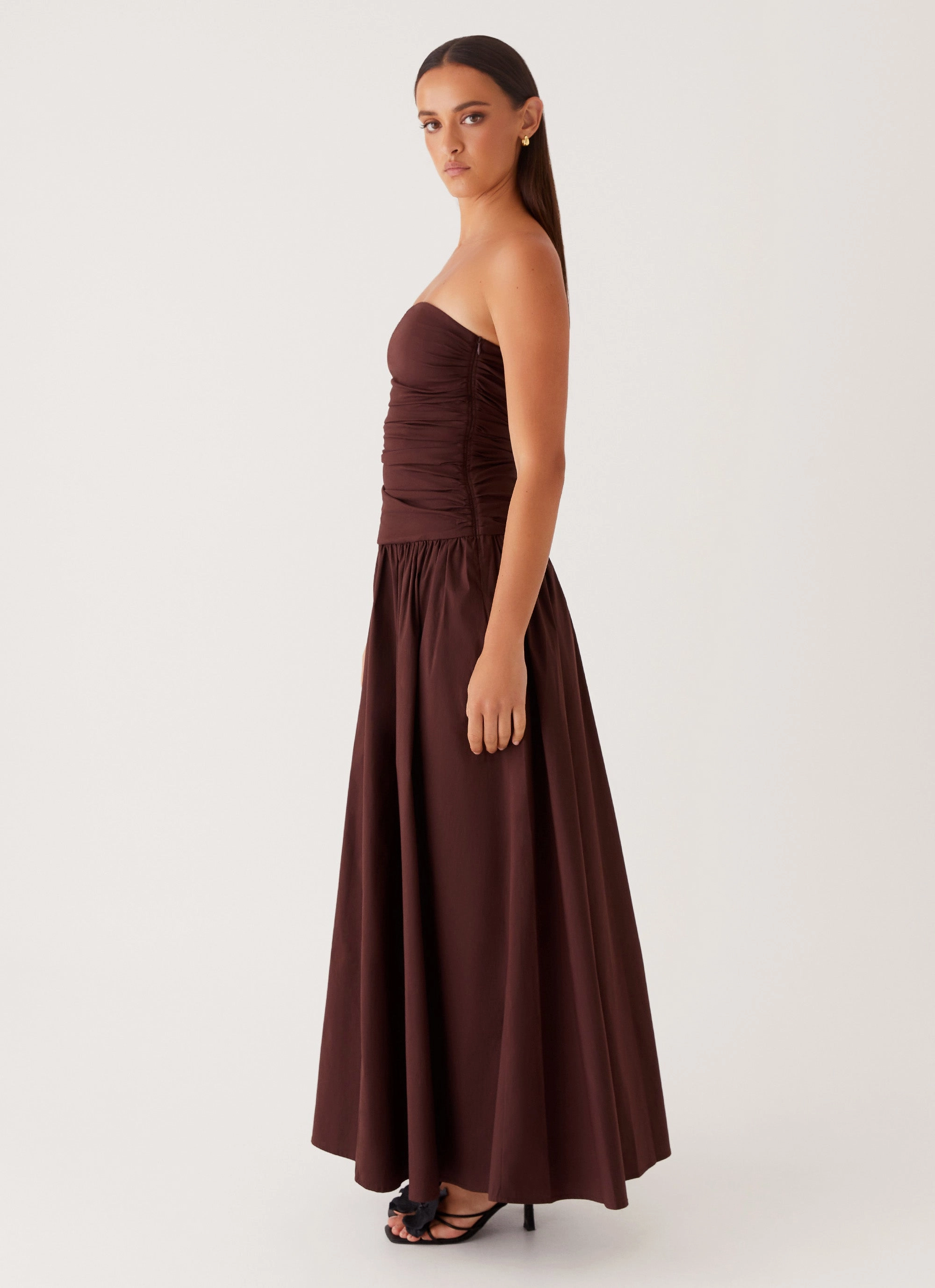 Carmel Maxi Dress - Brown Noble Glow Kind Glow