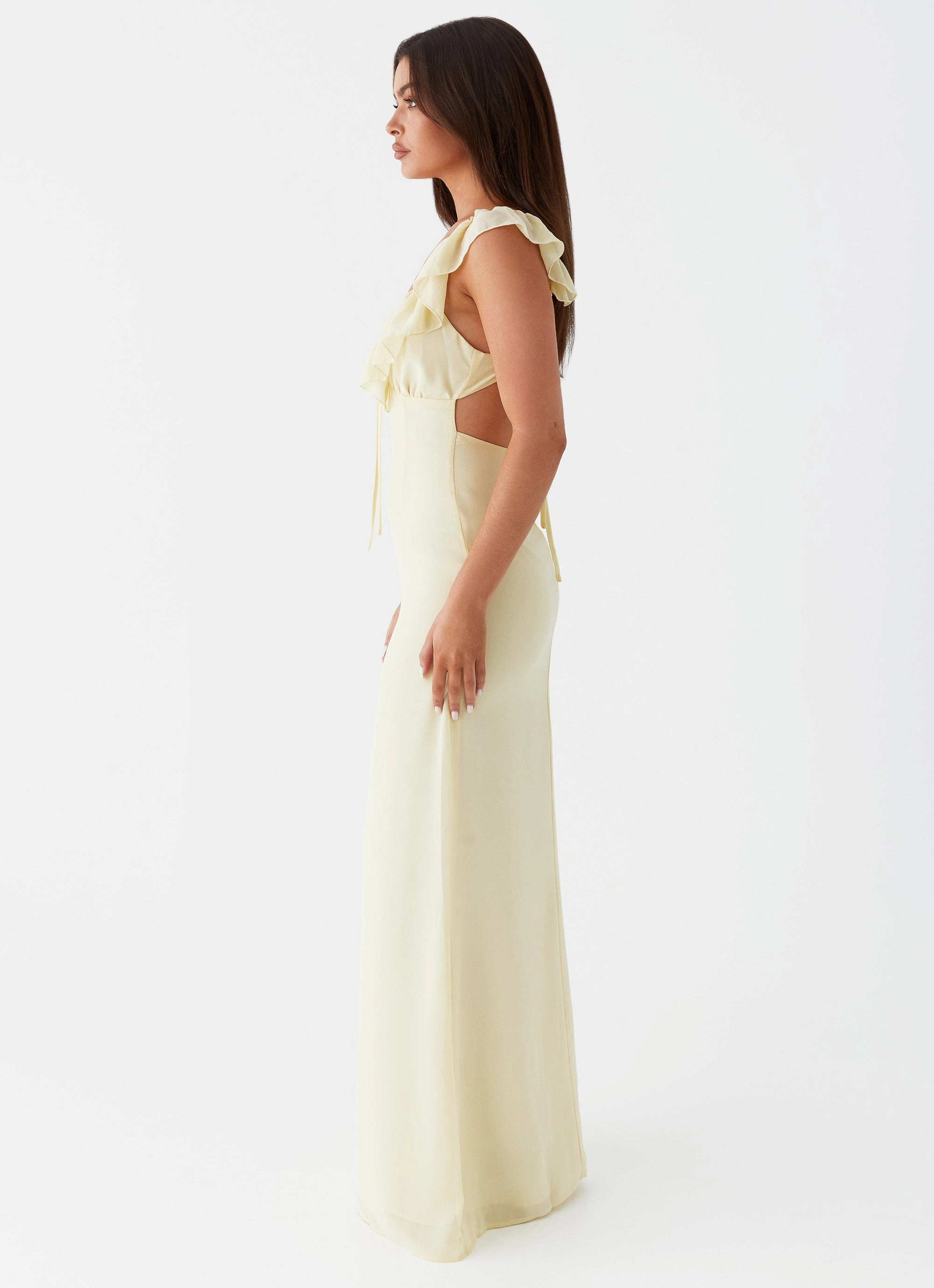 Sleek Comfort Silvie Maxi Dress - Yellow