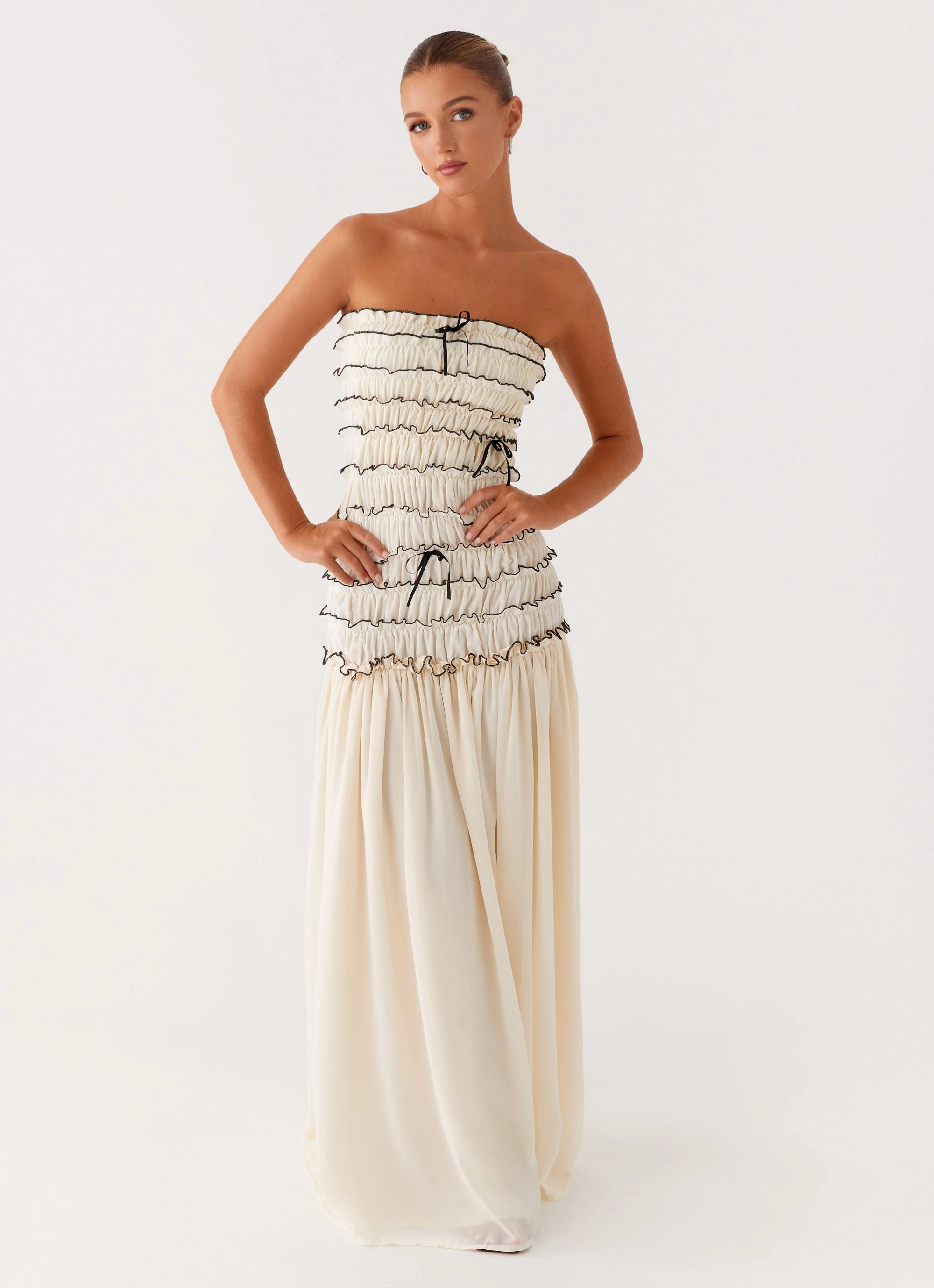 Office Classic Zariah Maxi Dress - Ivory