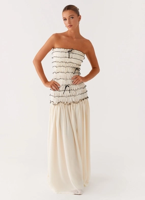 Office Classic Zariah Maxi Dress - Ivory