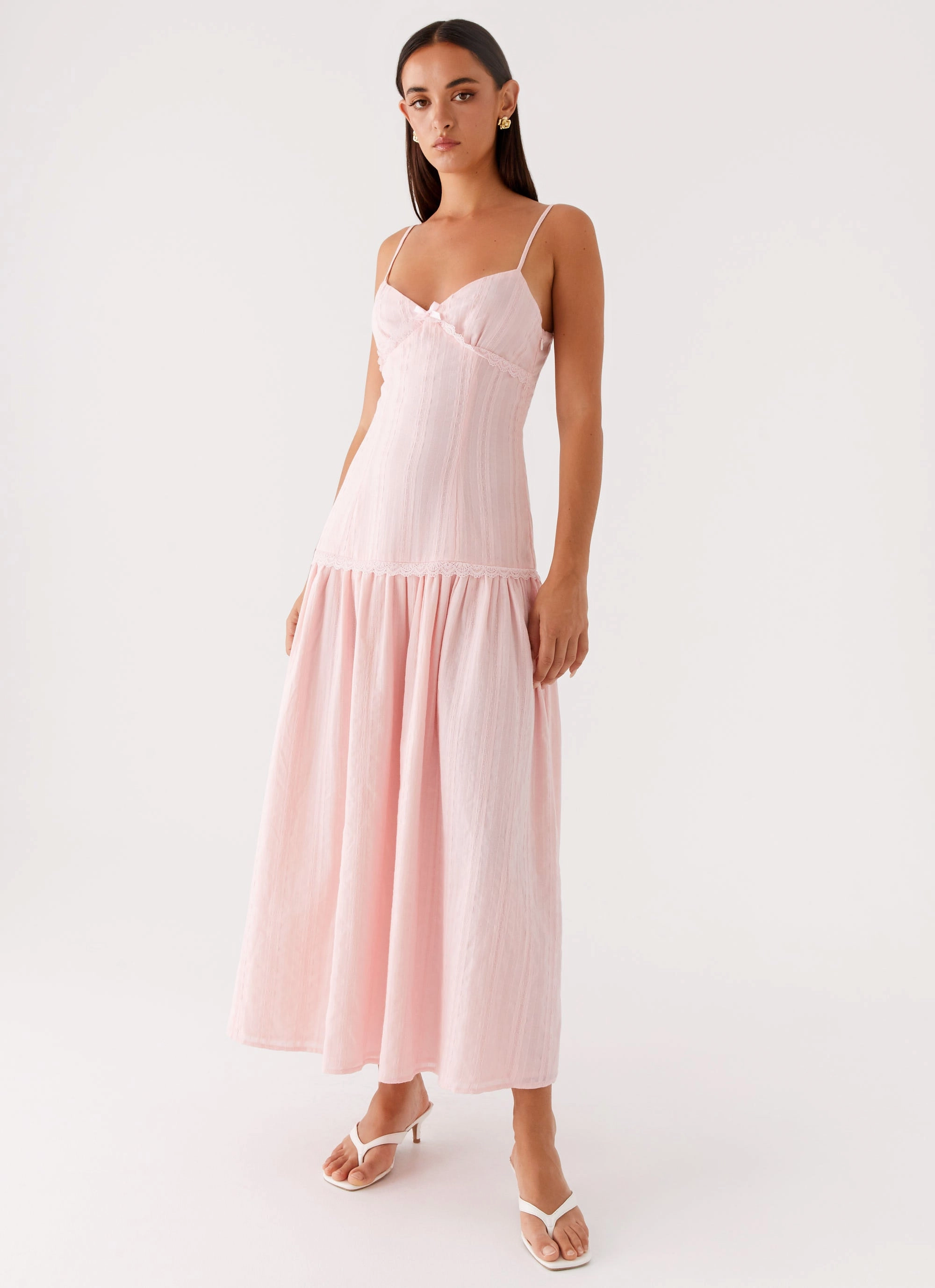 Found You Midi Dress - Pink Boho Tone Versatile Comfort
