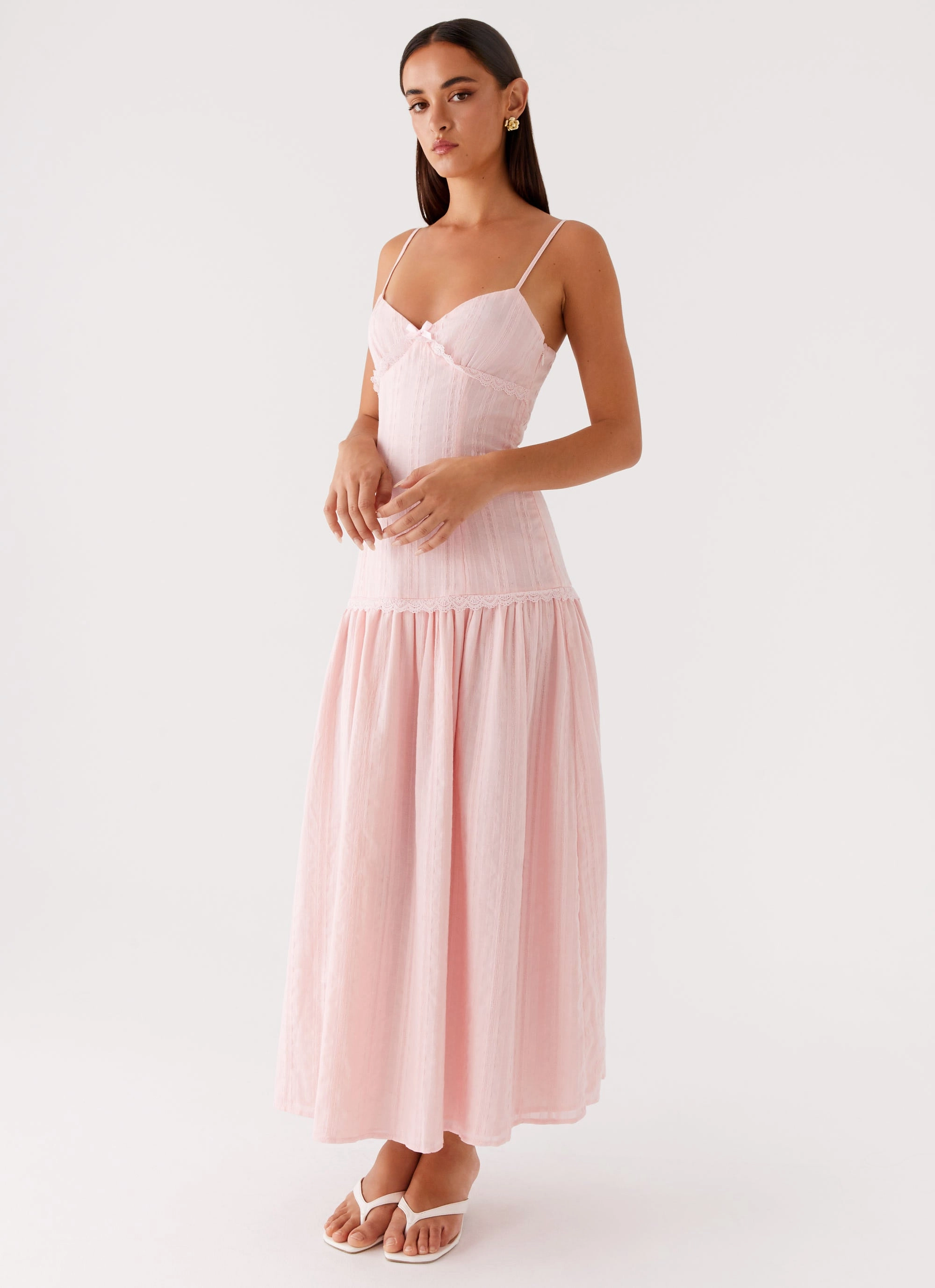 Luxe Wear Found You Midi Dress - Pink