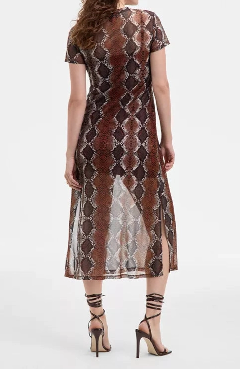 Nola Dress in Bronze Chic Fit TaglessDesign