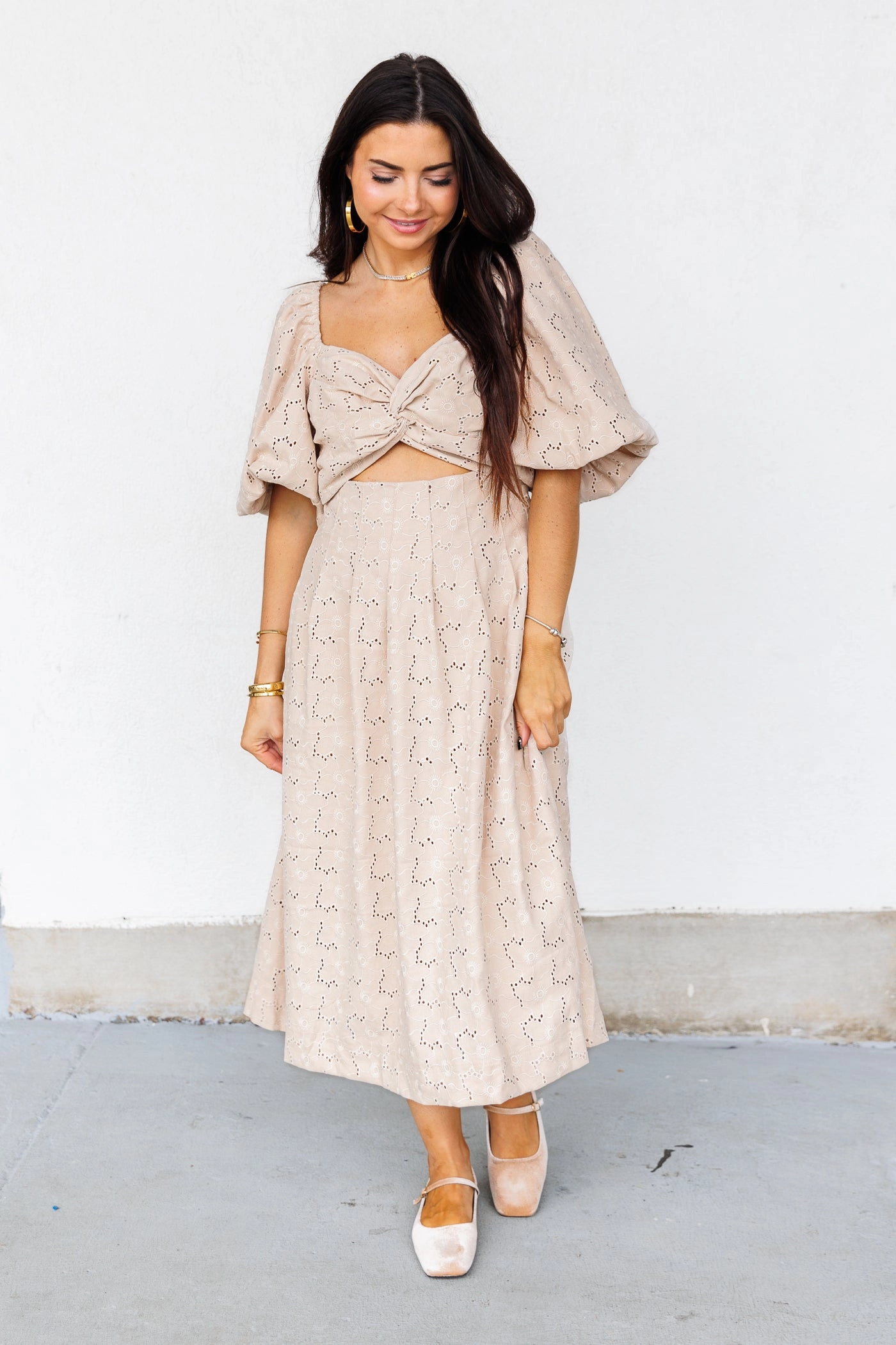 ANNA MIDI DRESS Elegant Style Year Rounder