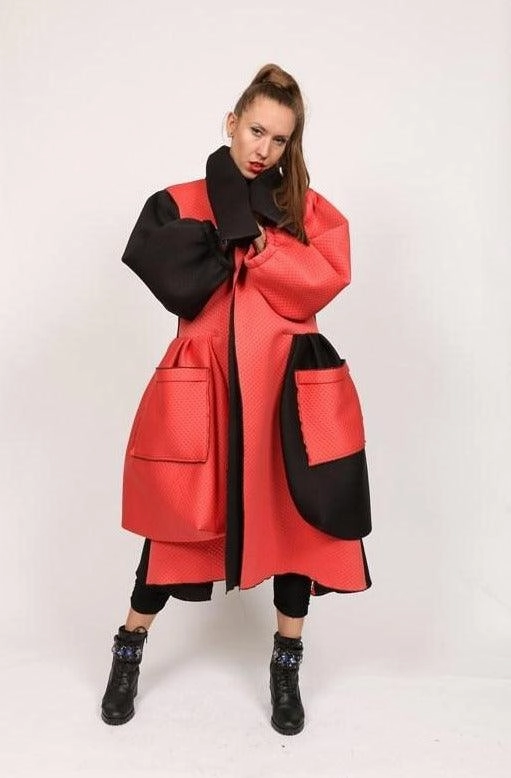 SKJ914 Scuba Jacket Sporty Casual Oversized Silhouette