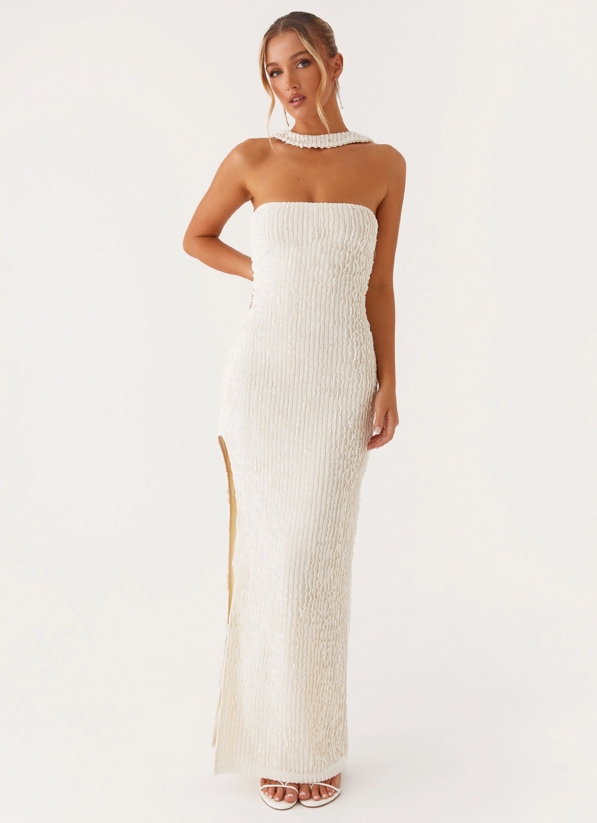 Sadie Maxi Dress - Ivory Lazy Pick