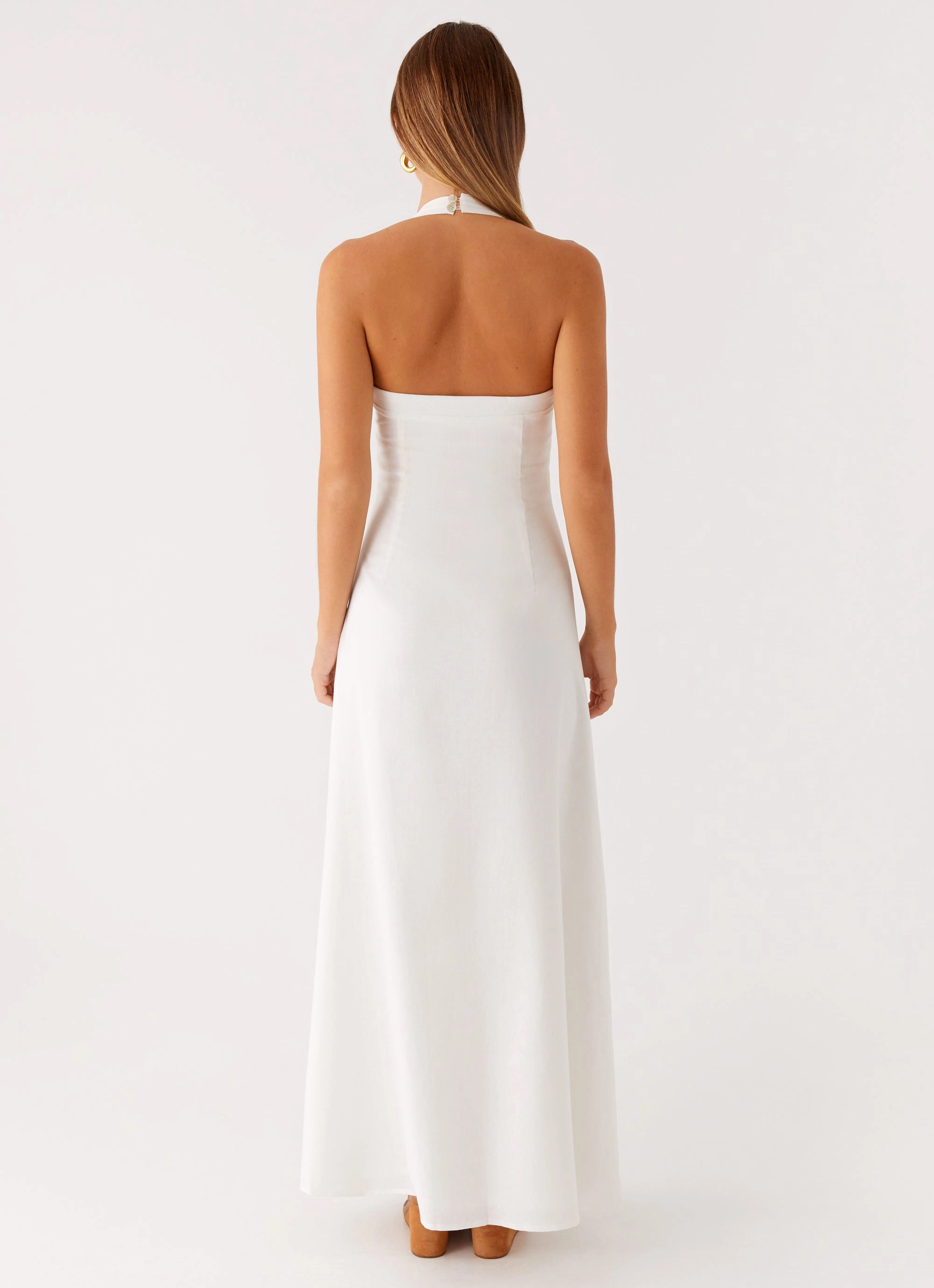 Jovanni Maxi Dress - White Timeless Vibe Chic casual