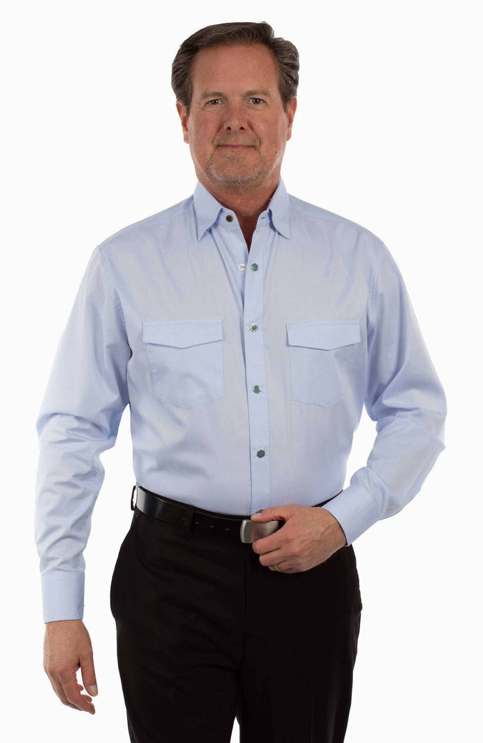 Scully Mens Turquoise Snap Light Blue 100% Cotton L/S Shirt S Mesh Insert Statement Maker