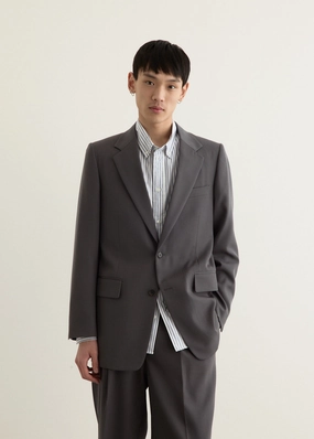 Dry Weather Look Light Wool Max Gabardine Jacket