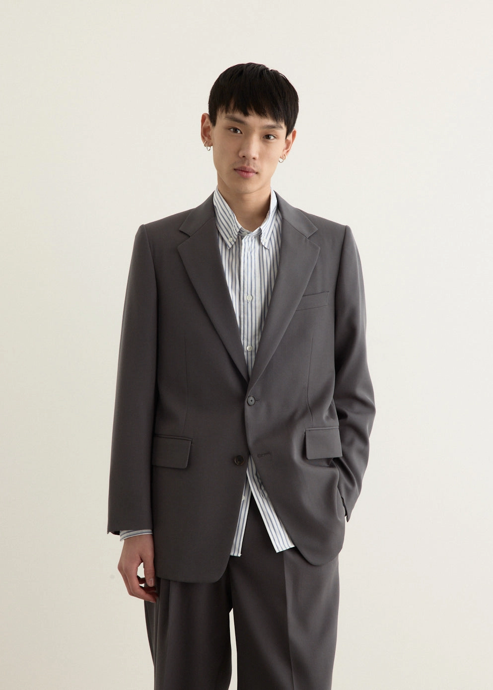 Dry Weather Look Light Wool Max Gabardine Jacket