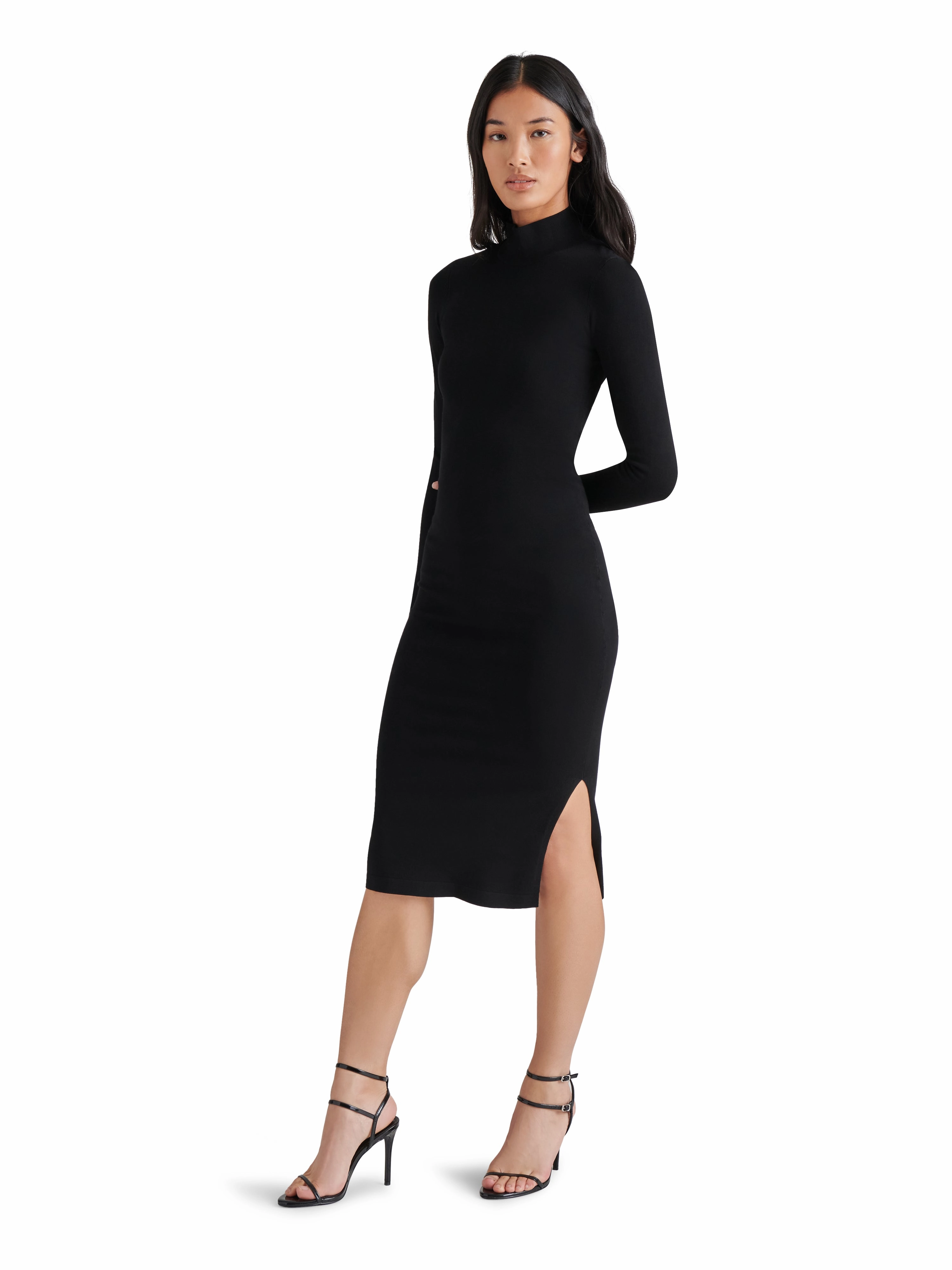 Elegant Piece Casual Vibes Maja Sweater Dress in Black