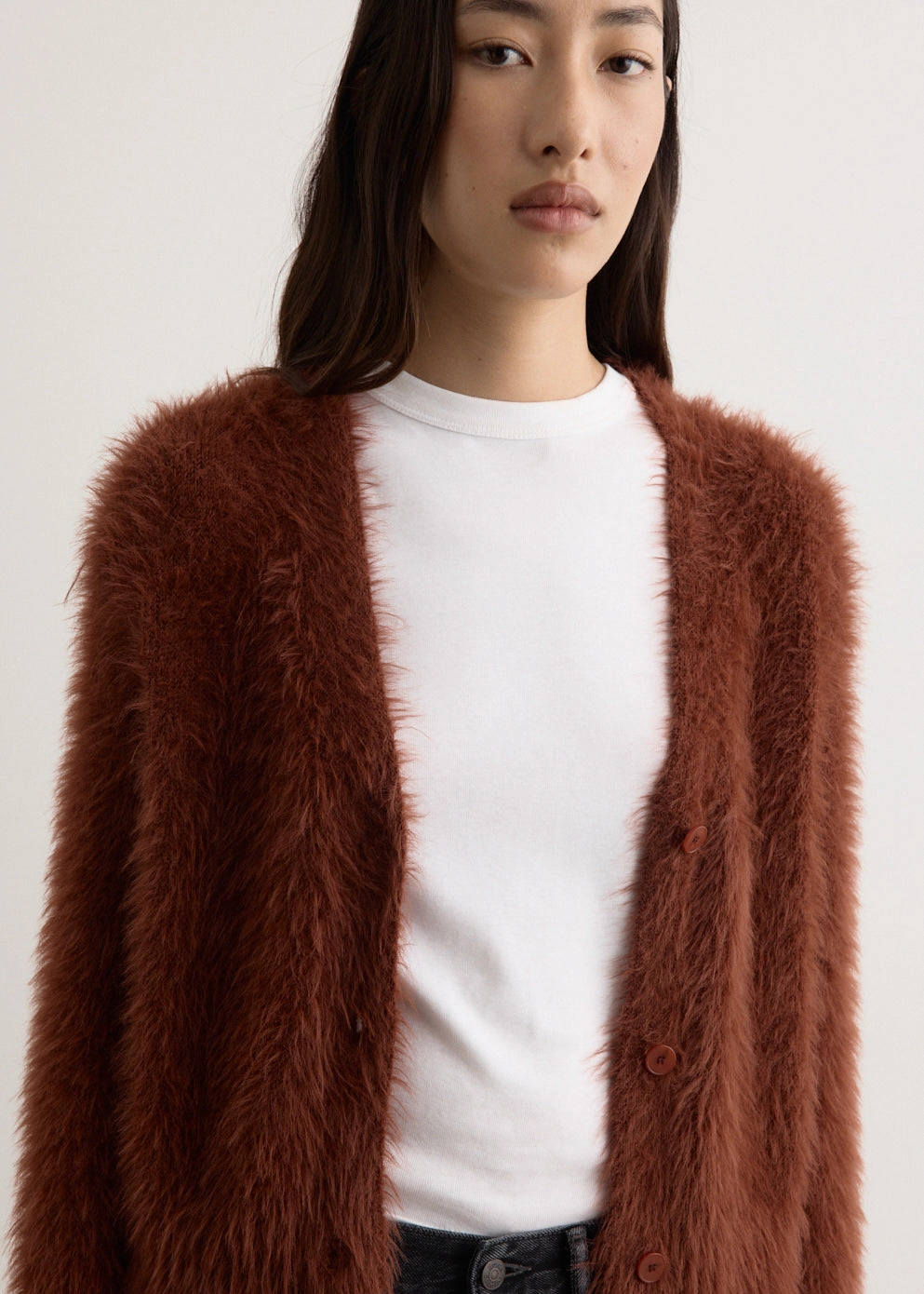 Universal Fit Framework Magnetic Closures Balto Cropped Cardigan