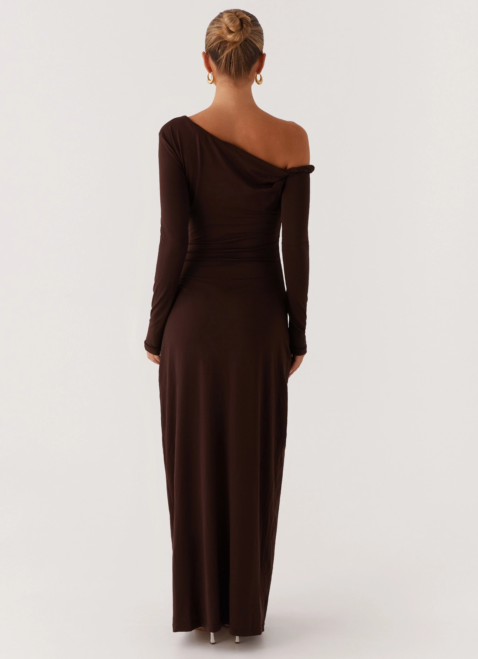Light Soft Jordana Twist Maxi Dress - Brown