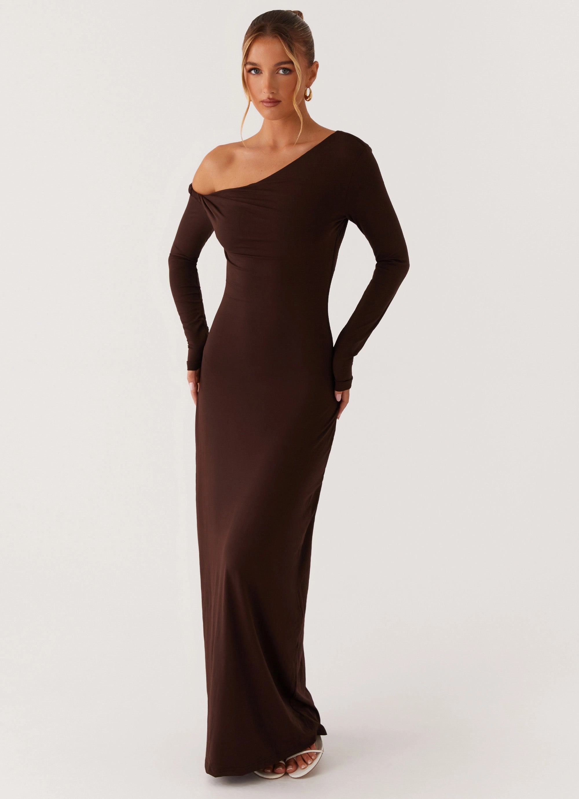 Sister Glow Breezy Comfort Jordana Twist Maxi Dress - Brown