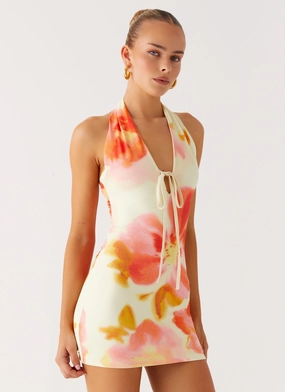 Chic Appeal Know You Better Mini Dress - Mimosa Blossom