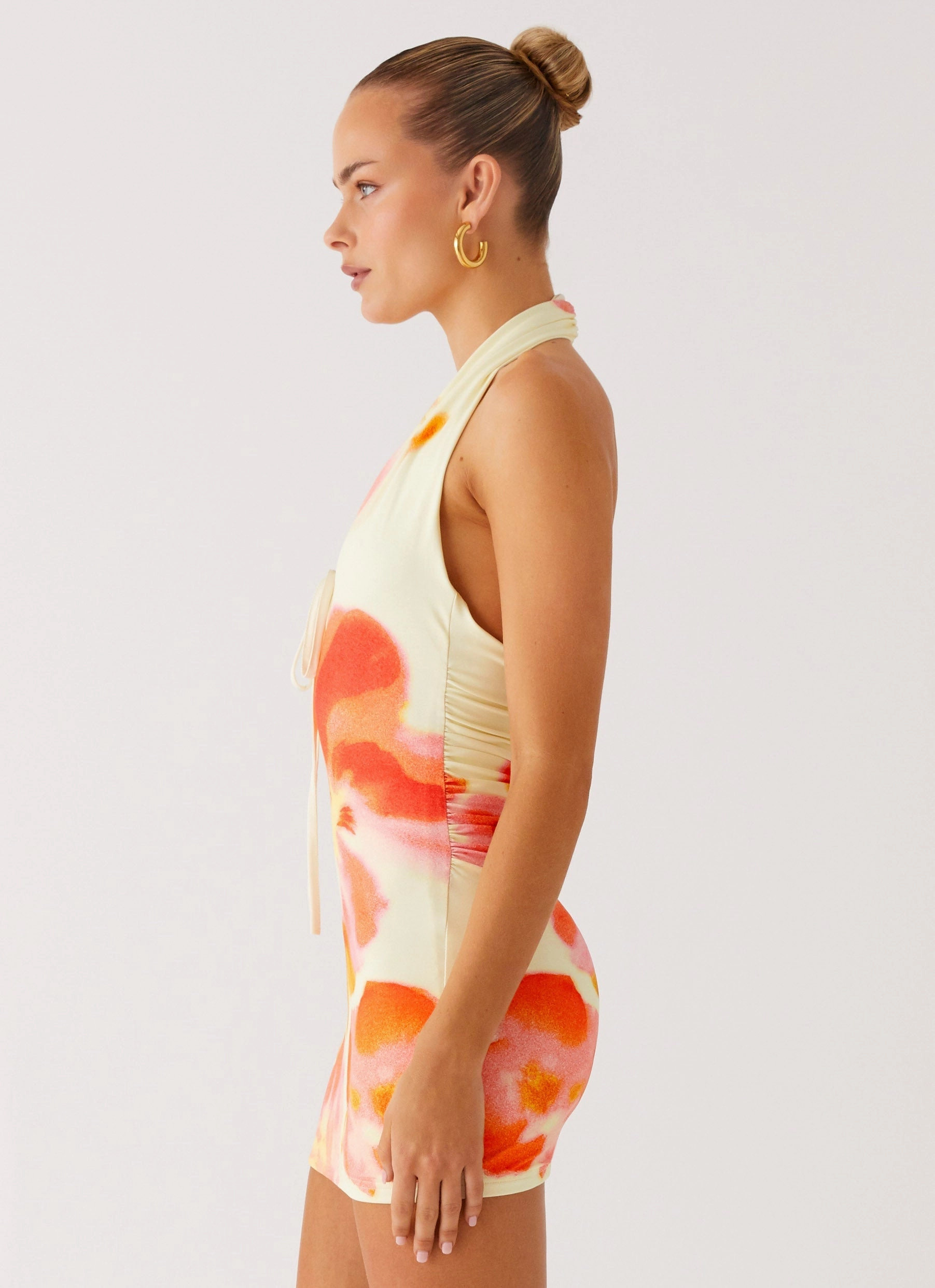 Smart Fabric Multipurpose Know You Better Mini Dress - Mimosa Blossom