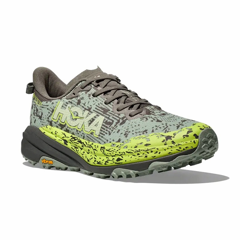 Cushioned Base Busy Professionals Men's Speedgoat 6 GORE-TEX Slate/Aloe Vera