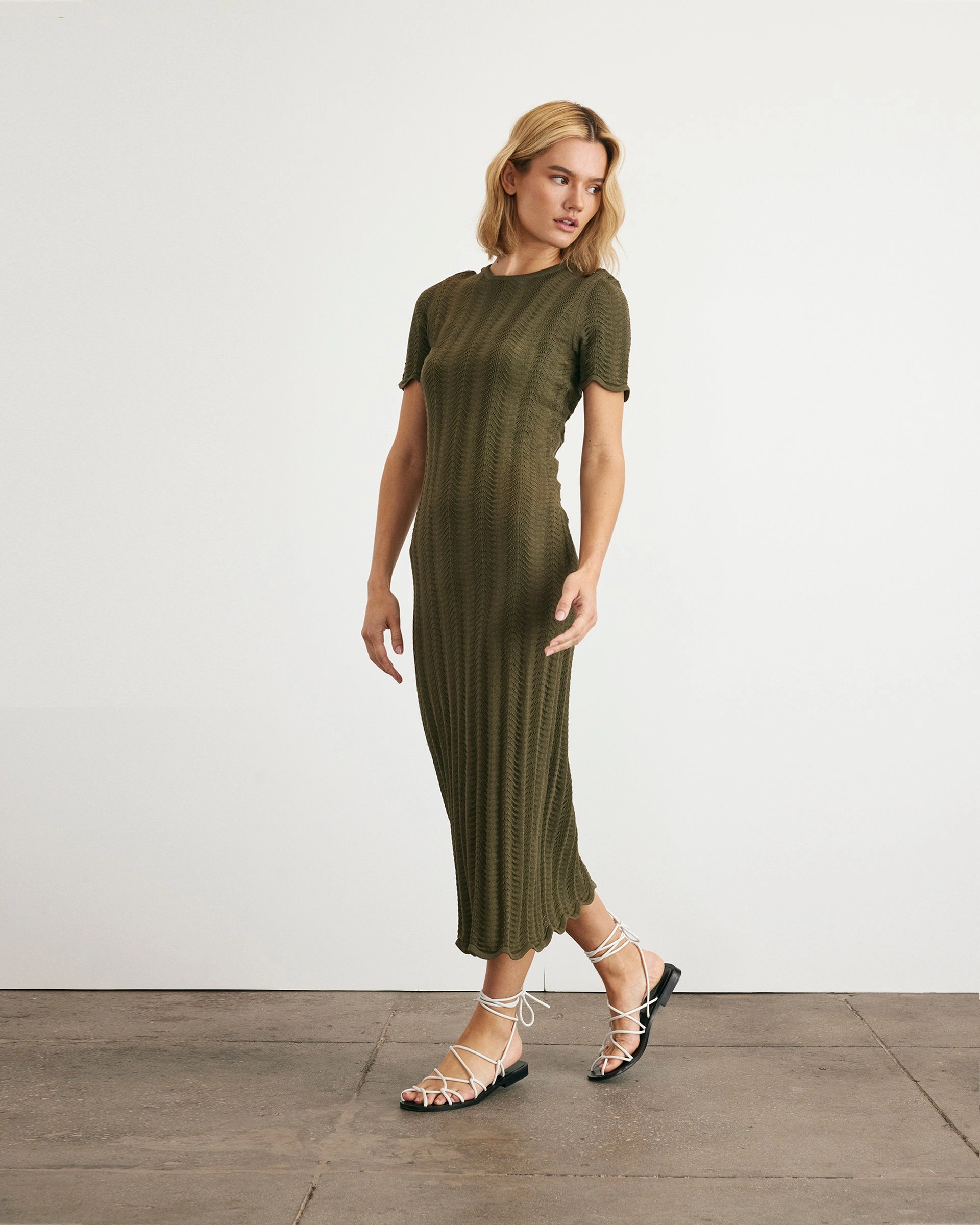 Youthful Mood Cozy Drape Leighton Dress