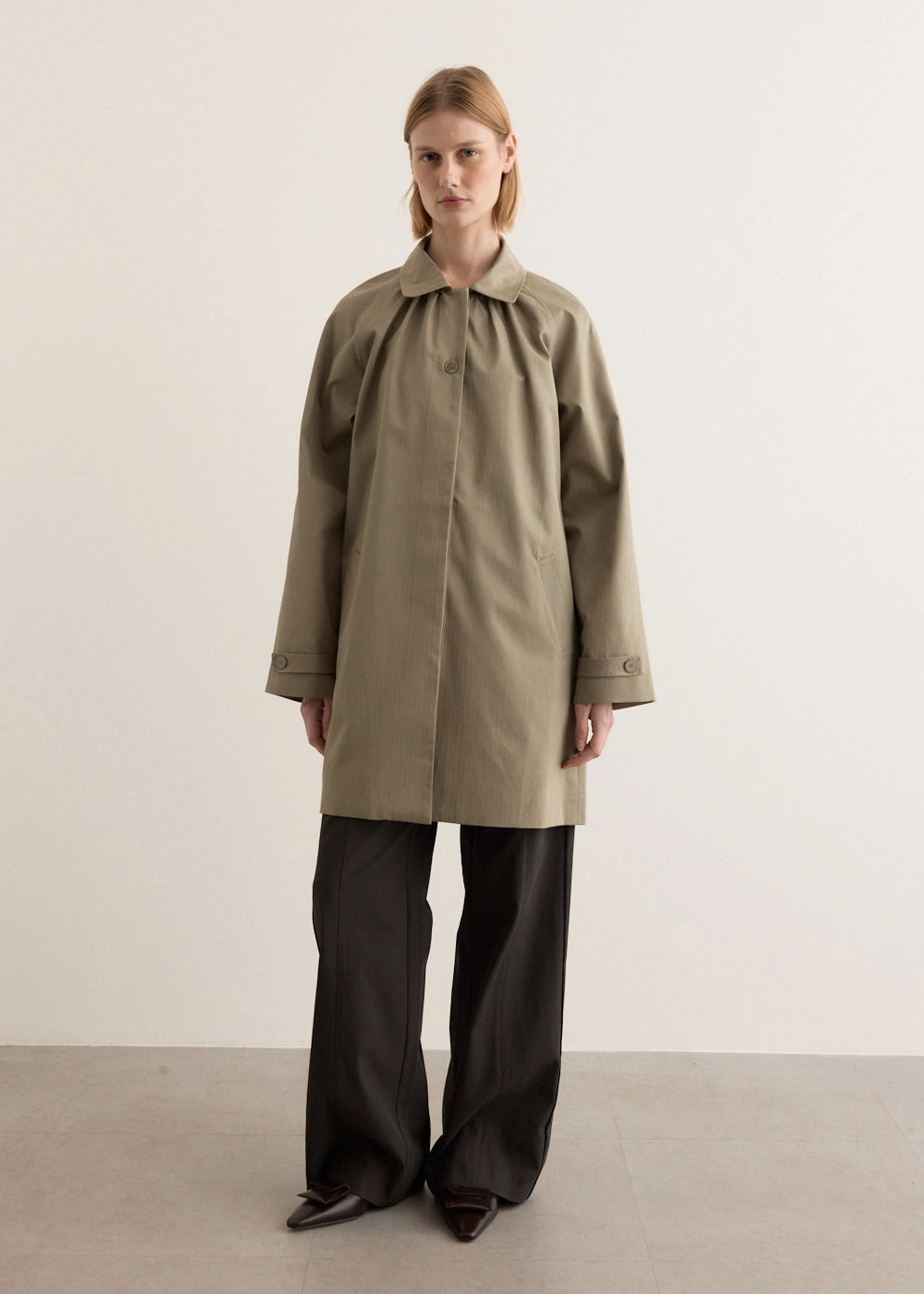 The Cheri Trench Seamless Street Fit Foldable Design