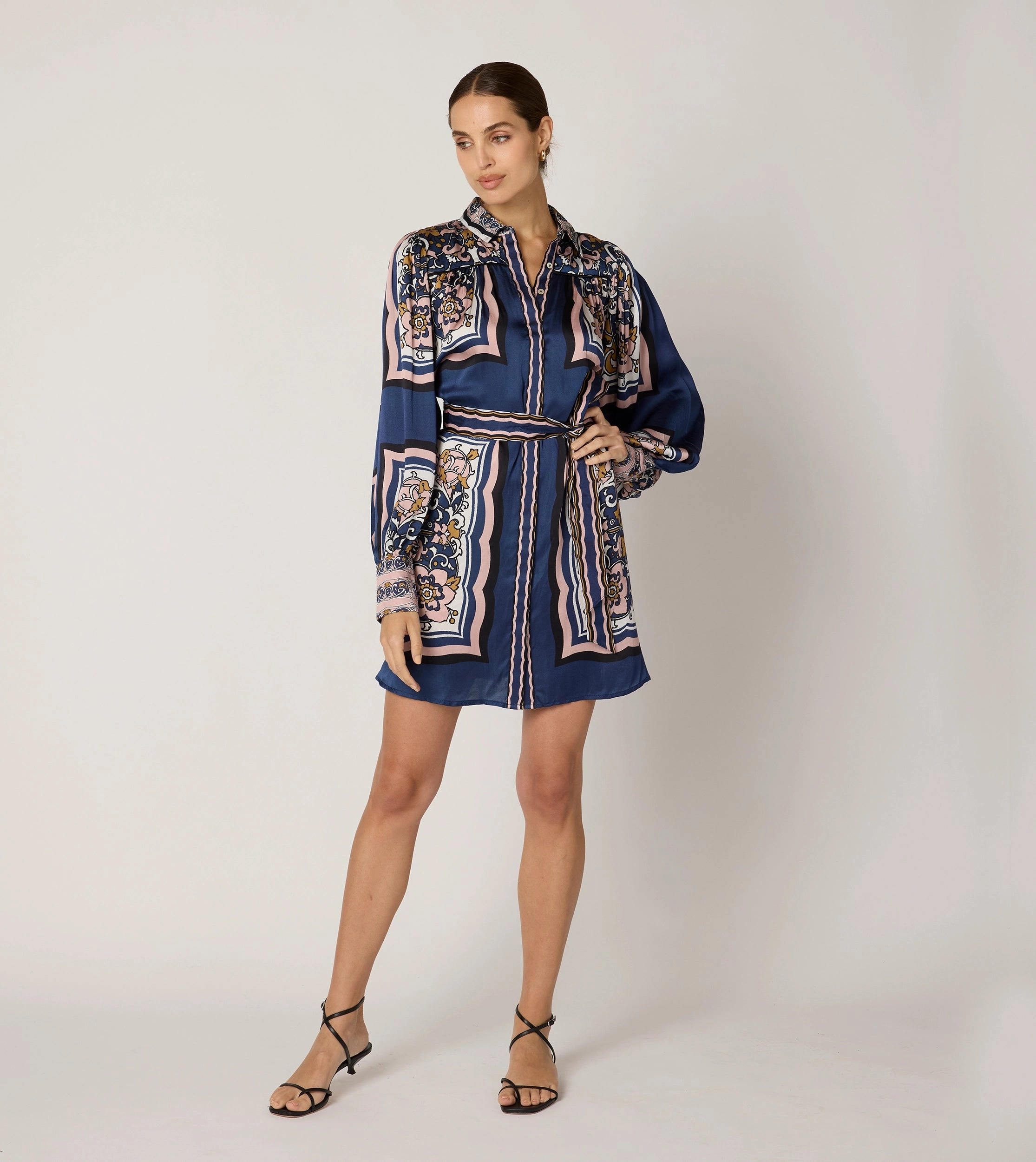 Smart Wear Relax Style Charisma Mini Dress | Floral Anise