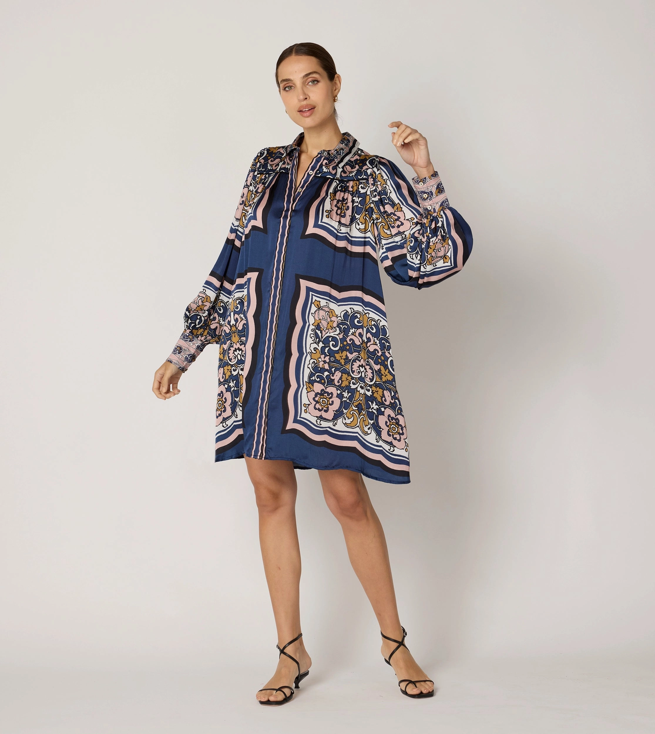 Clean Finish Fall Layer Charisma Mini Dress | Floral Anise